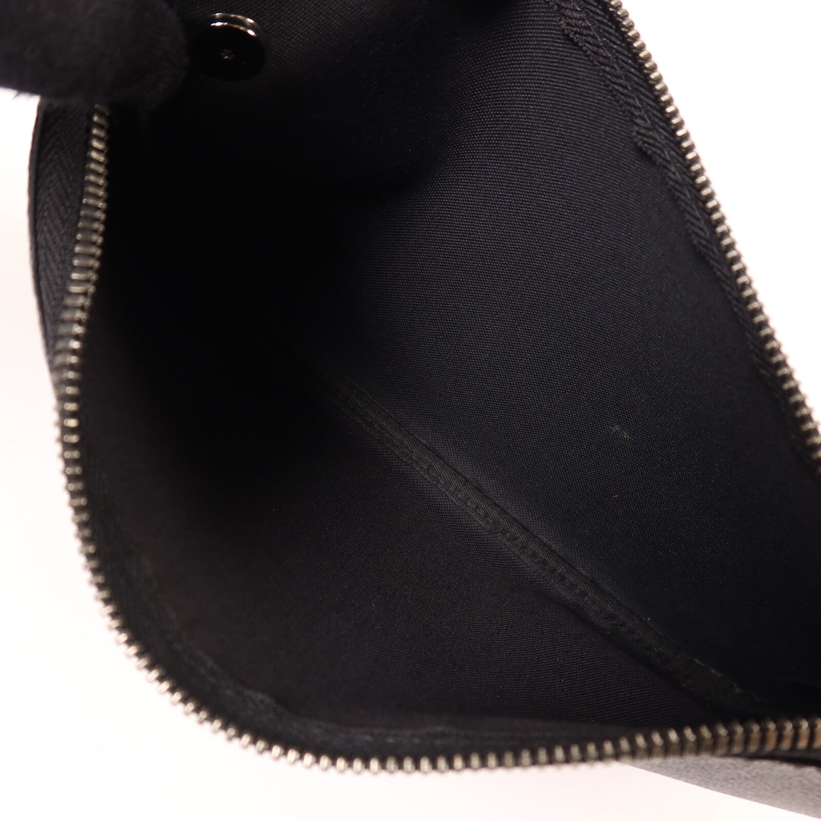LOUIS VUITTON Monogram Eclipse Reverse Trio Messenger銀扣肩背袋灰色