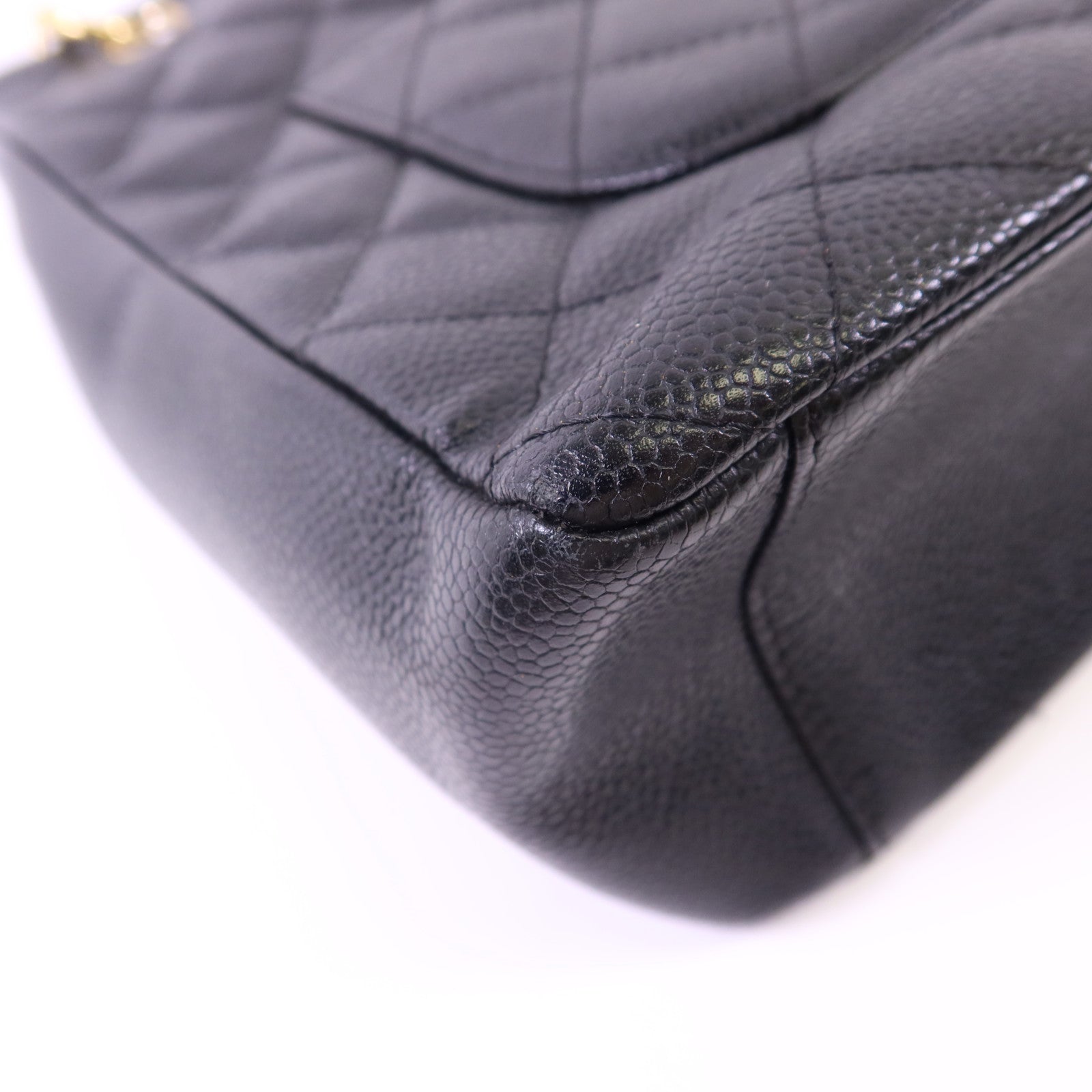 CHANEL 牛皮皮革PST Petit Shopping Tote金扣肩背袋