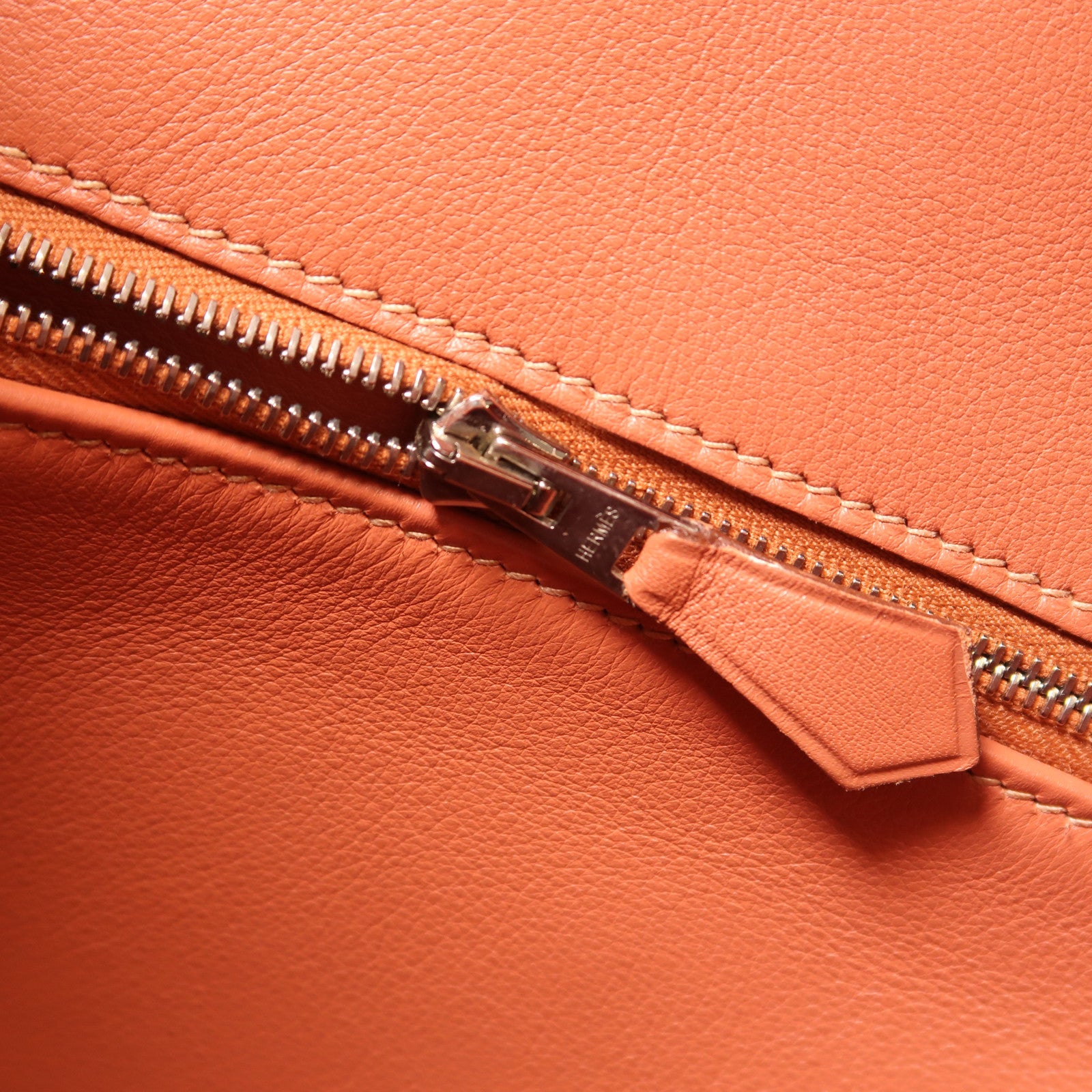 HERMES Swift皮革Birkin 35銀扣手挽袋Rose Tea粉紅色