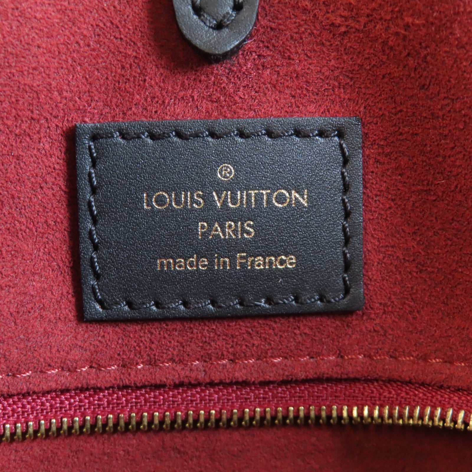 LOUIS VUITTON Monogram Empreinte OnTheGo MM金扣手挽肩背兩用袋黑色
