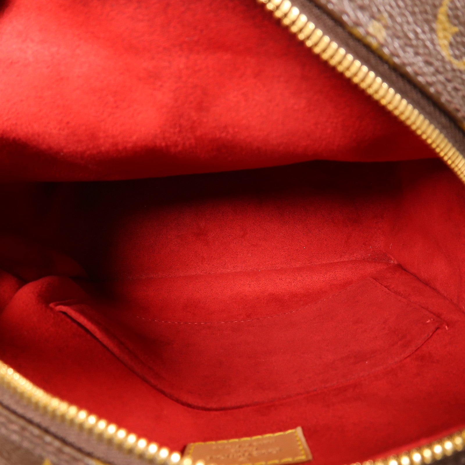 LOUIS VUITTON Monogram Excentri-cite金扣手挽袋棕色