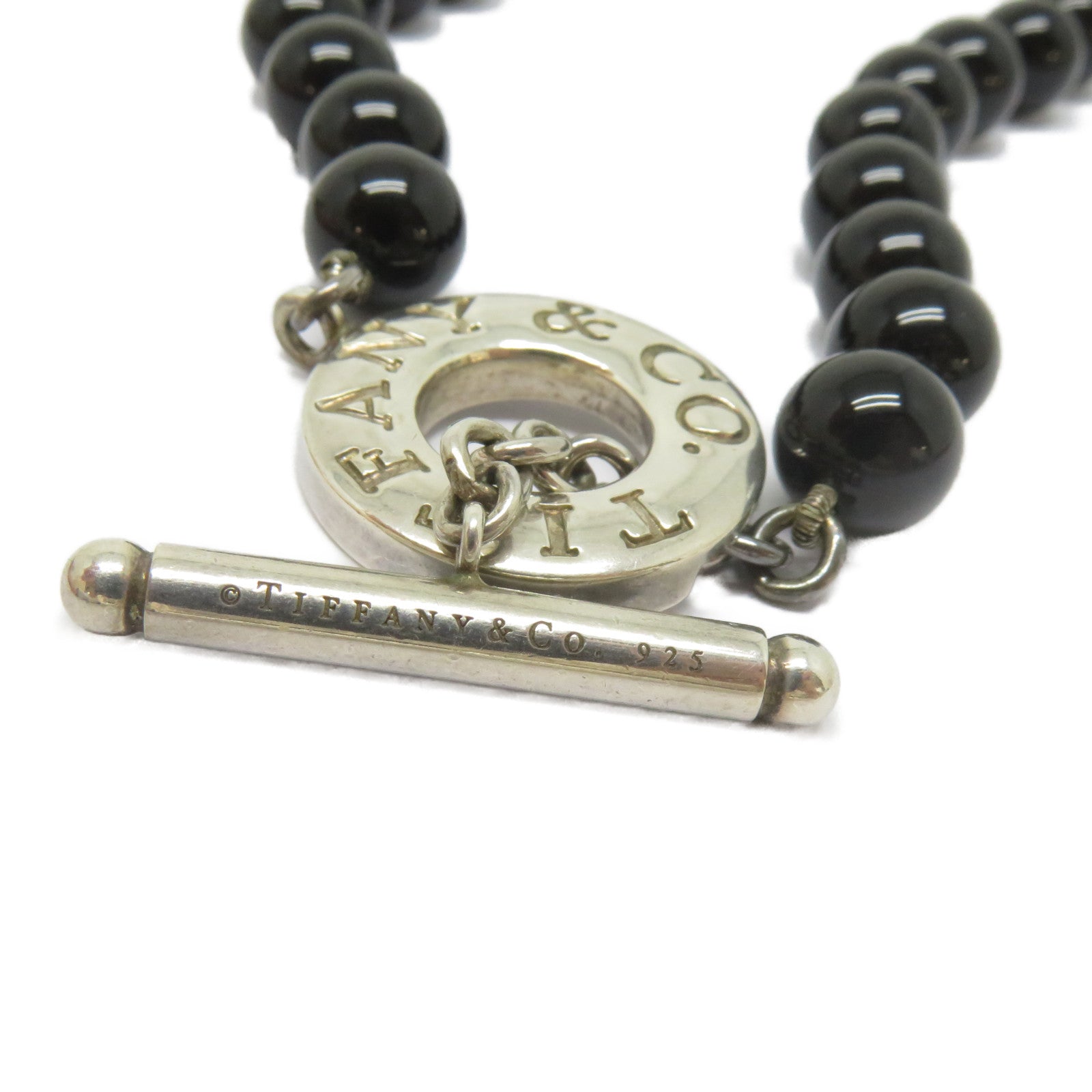 TIFFANY＆CO 925純銀Necklace項鍊黑色