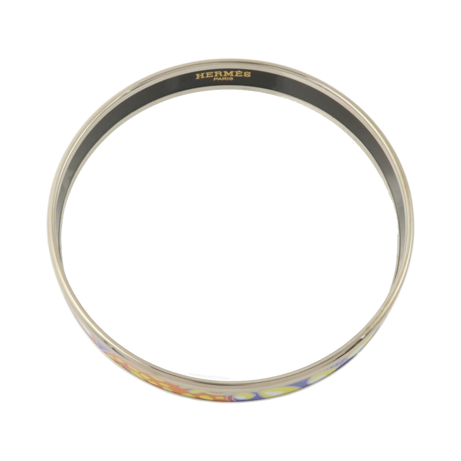 HERMES 金屬/琺瑯Enamel Narrow Bangle手鐲