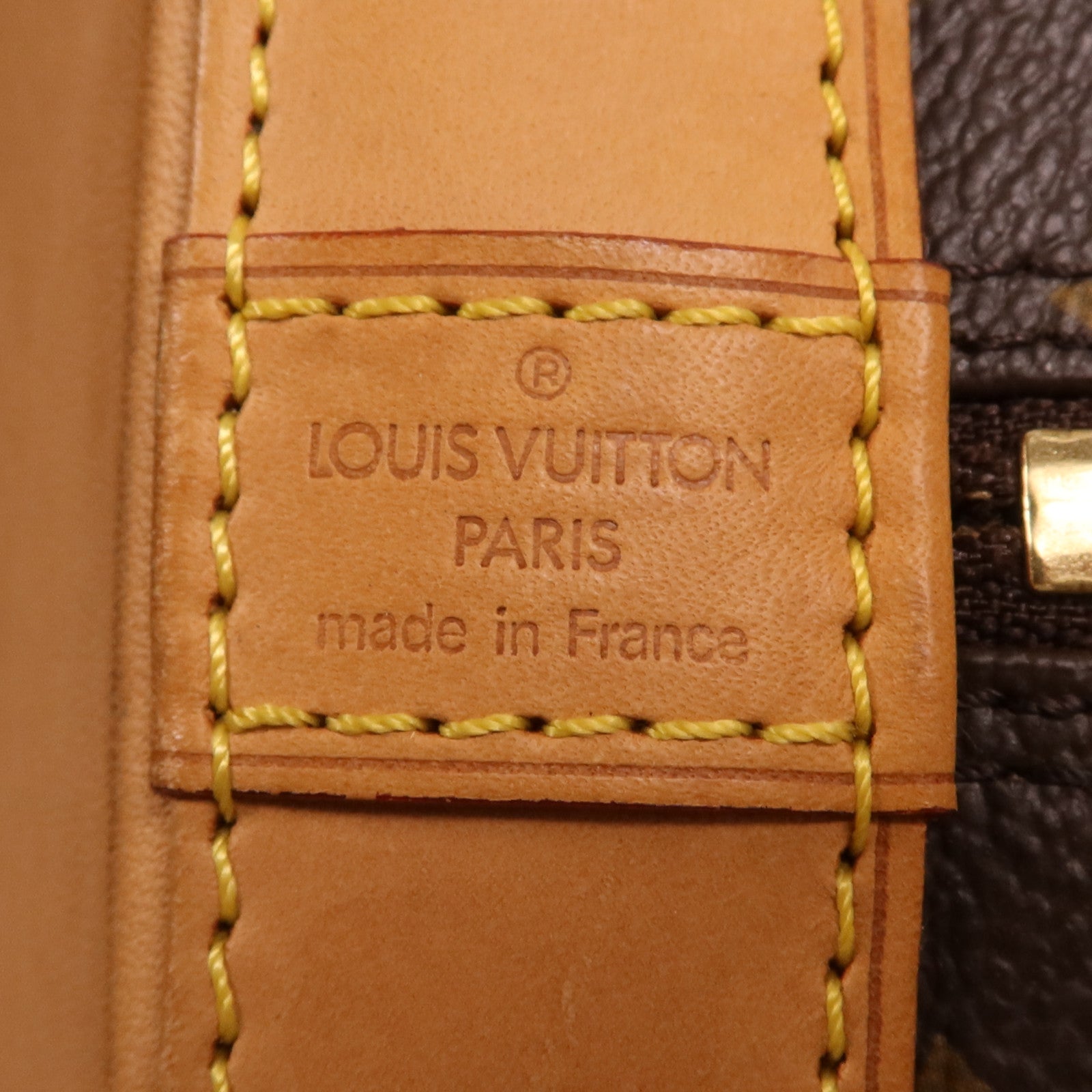 LOUIS VUITTON Monogram Alma PM金扣手挽袋