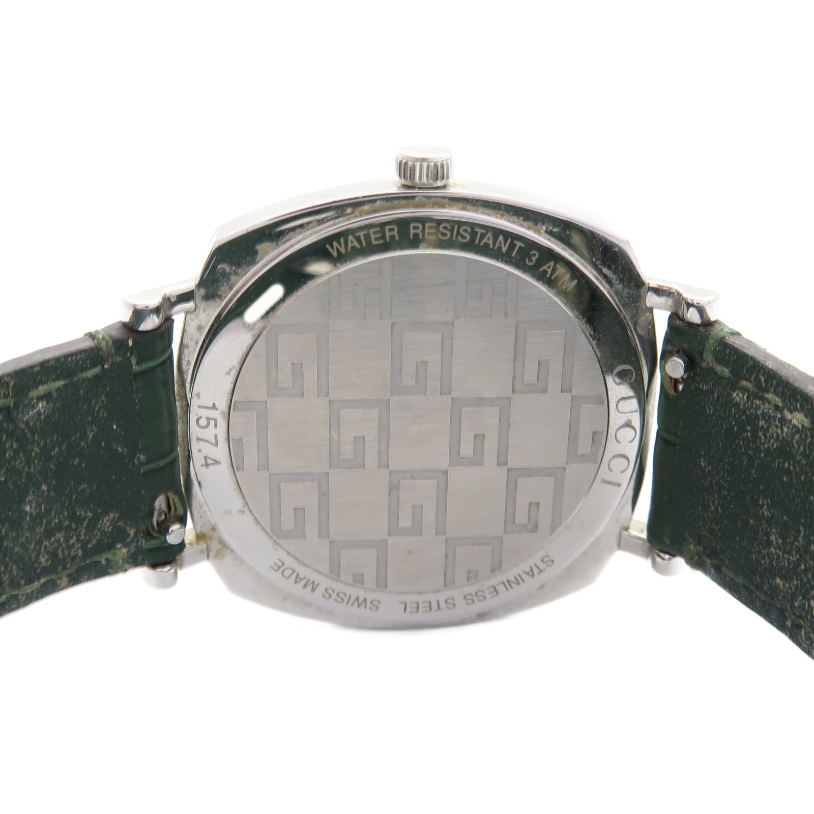GUCCI Watch不鏽鋼手錶石英機芯銀色