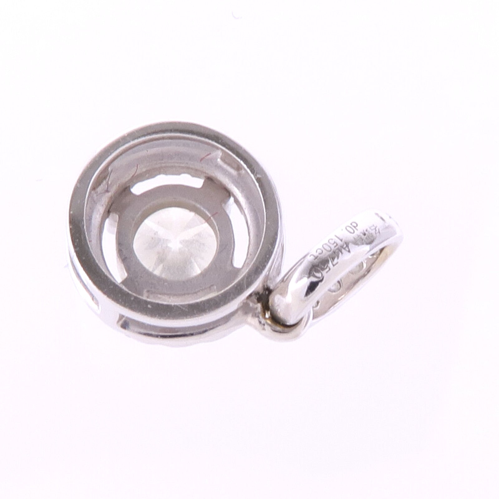 JEWELRY 18K白金Diamond Pendant Top鑽石吊墜