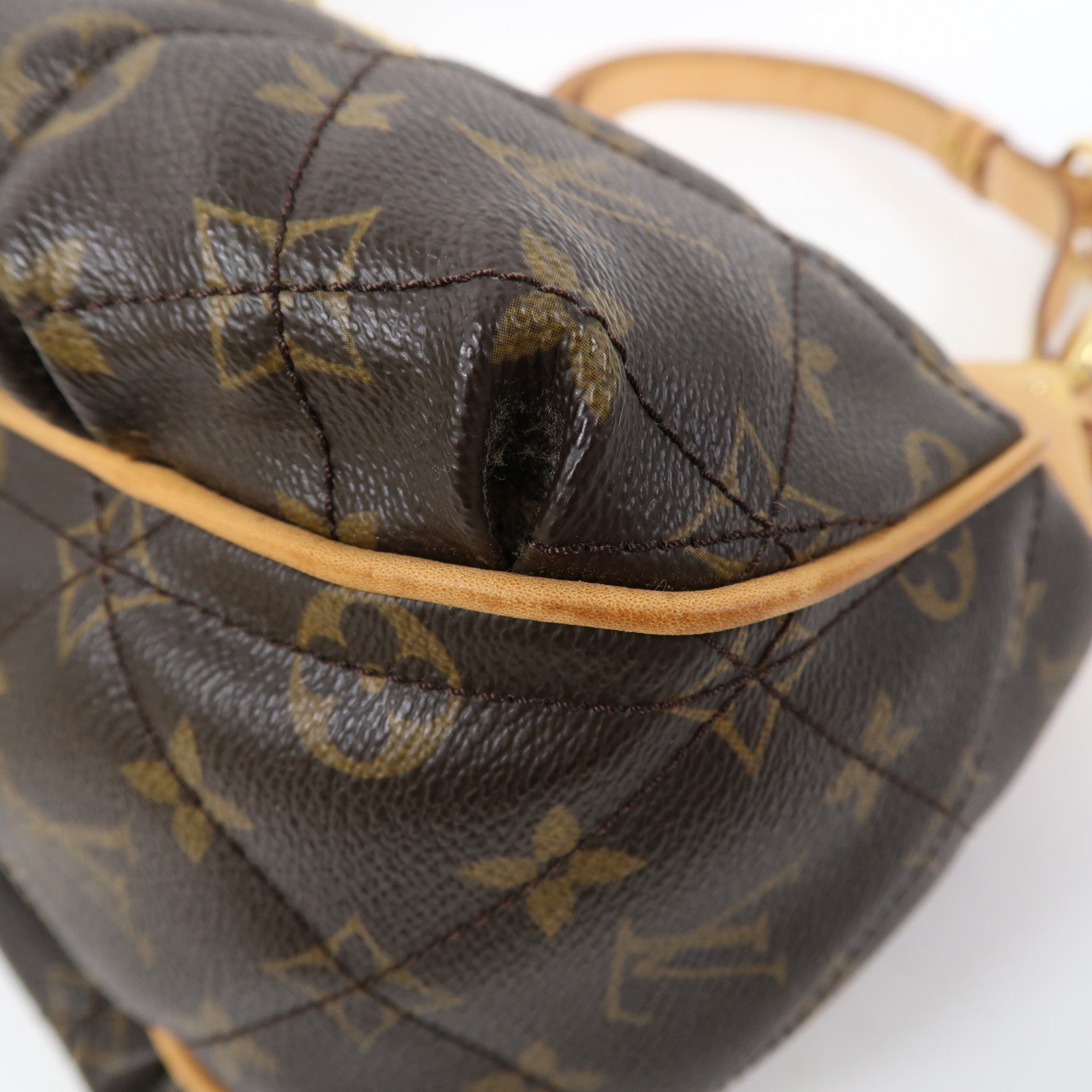 LOUIS VUITTON 【激減優惠】Monogram City Bag PM金扣肩背袋啡色
