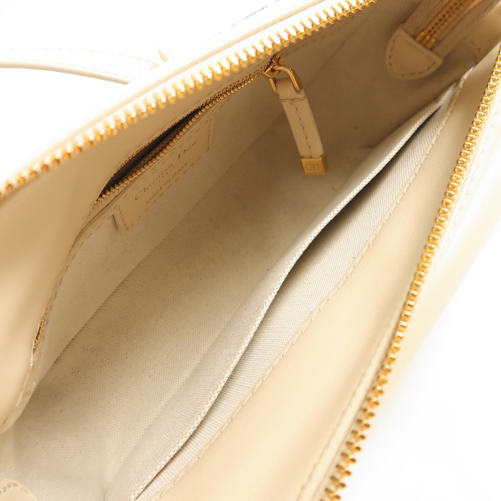 Dior 帆布Montaigne Pocket Bag金扣肩背袋