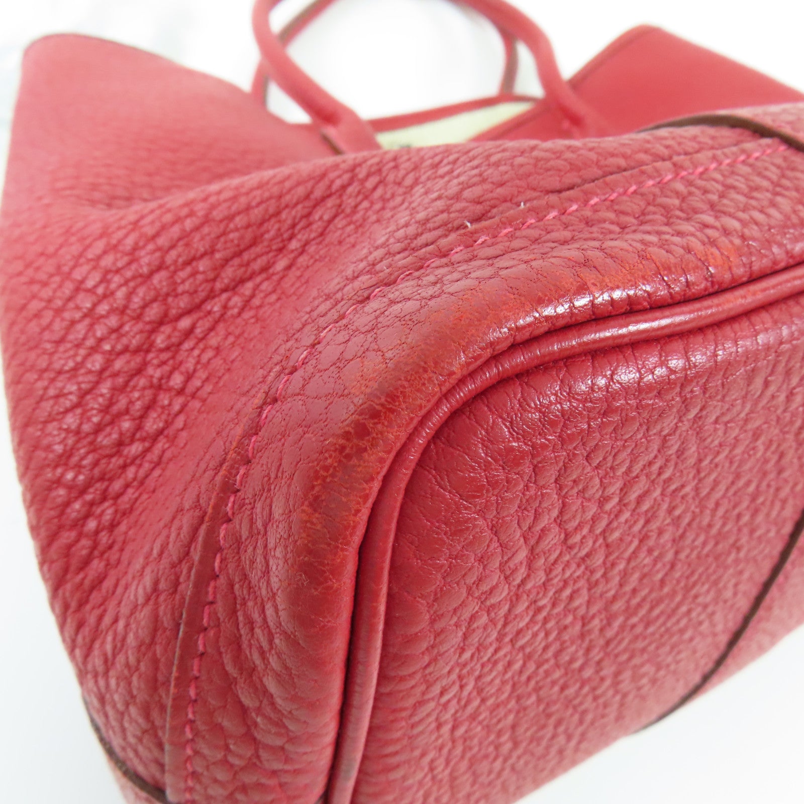 HERMES 【激減優惠】Negonda Garden Party TPM銀扣手挽袋Q5 Rouge Casaque