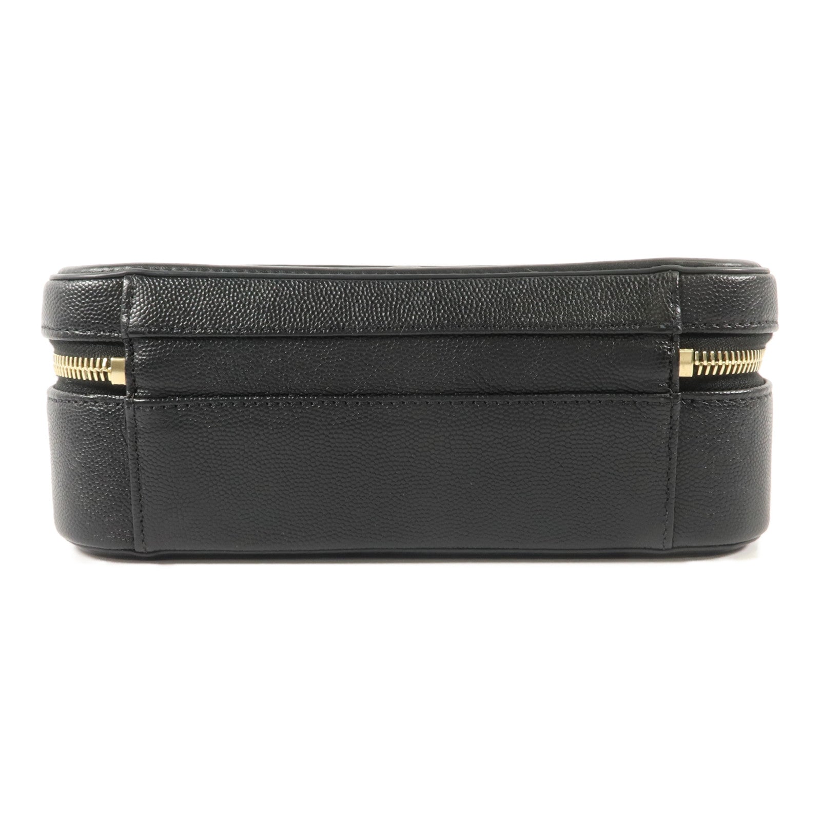 CHANEL 牛皮皮革CC Filigree Vanity Case Medium手挽肩背兩用袋