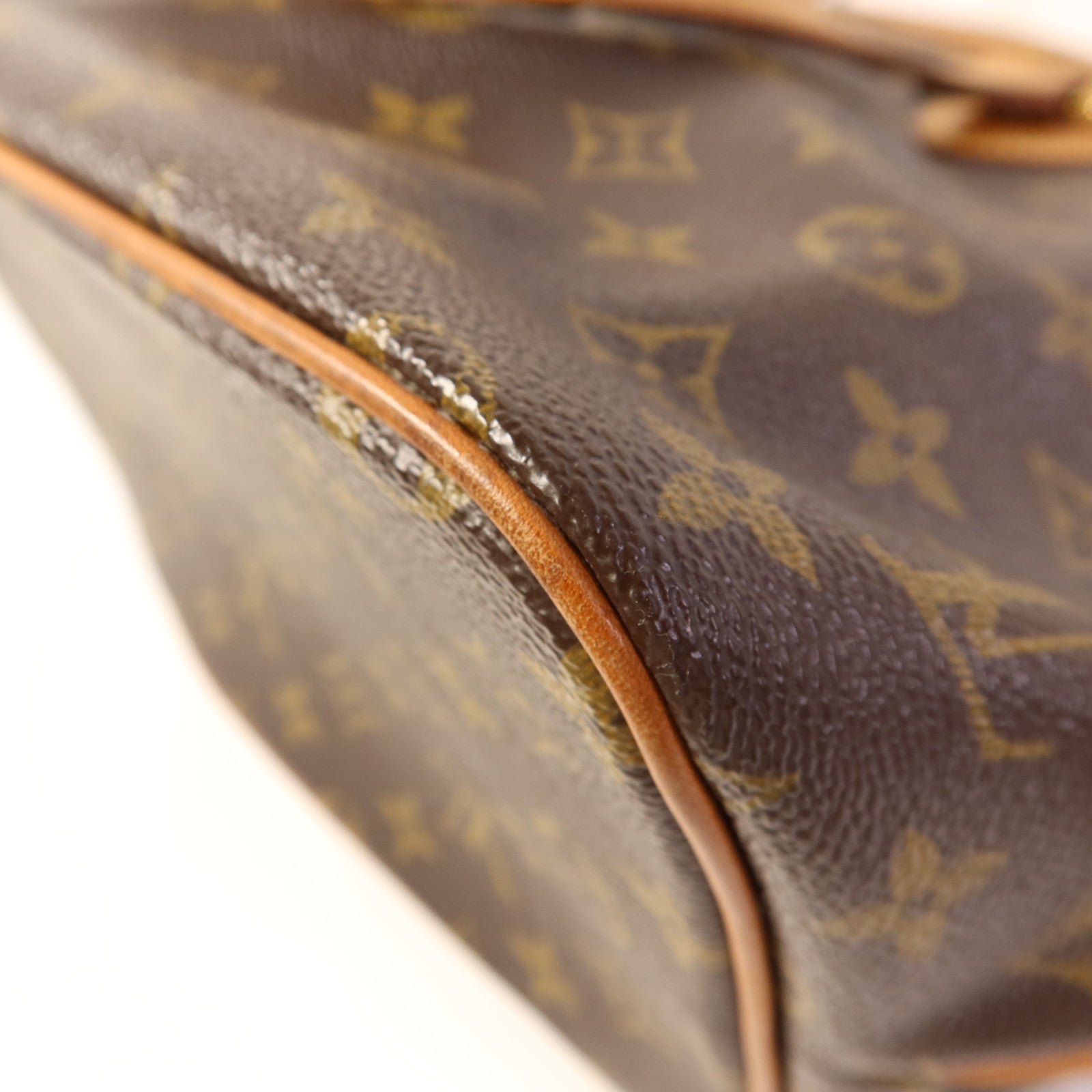 LOUIS VUITTON Monogram Palermo PM金扣手挽肩背兩用袋棕色