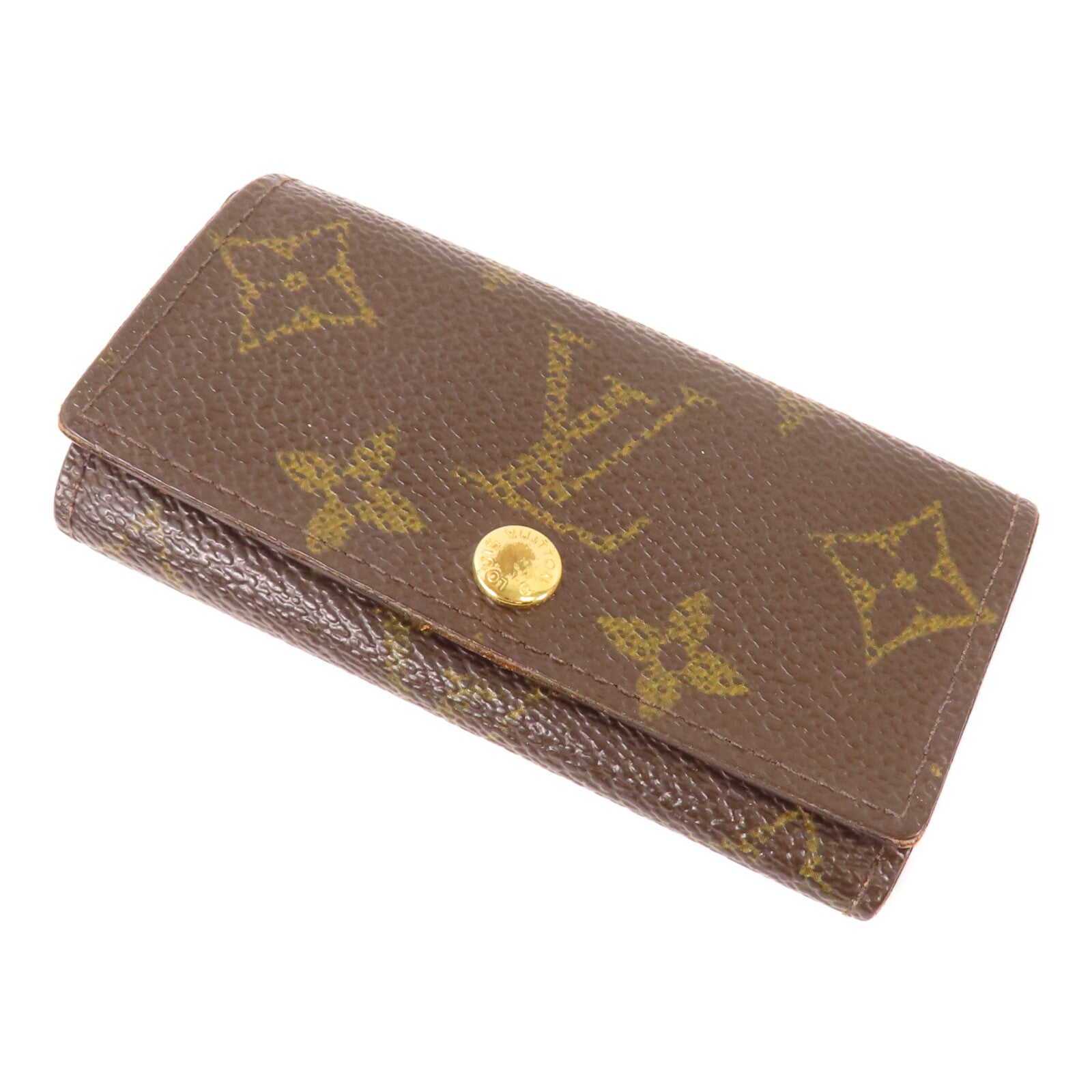LOUIS VUITTON Monogram 4Key Holder金扣鎖匙包