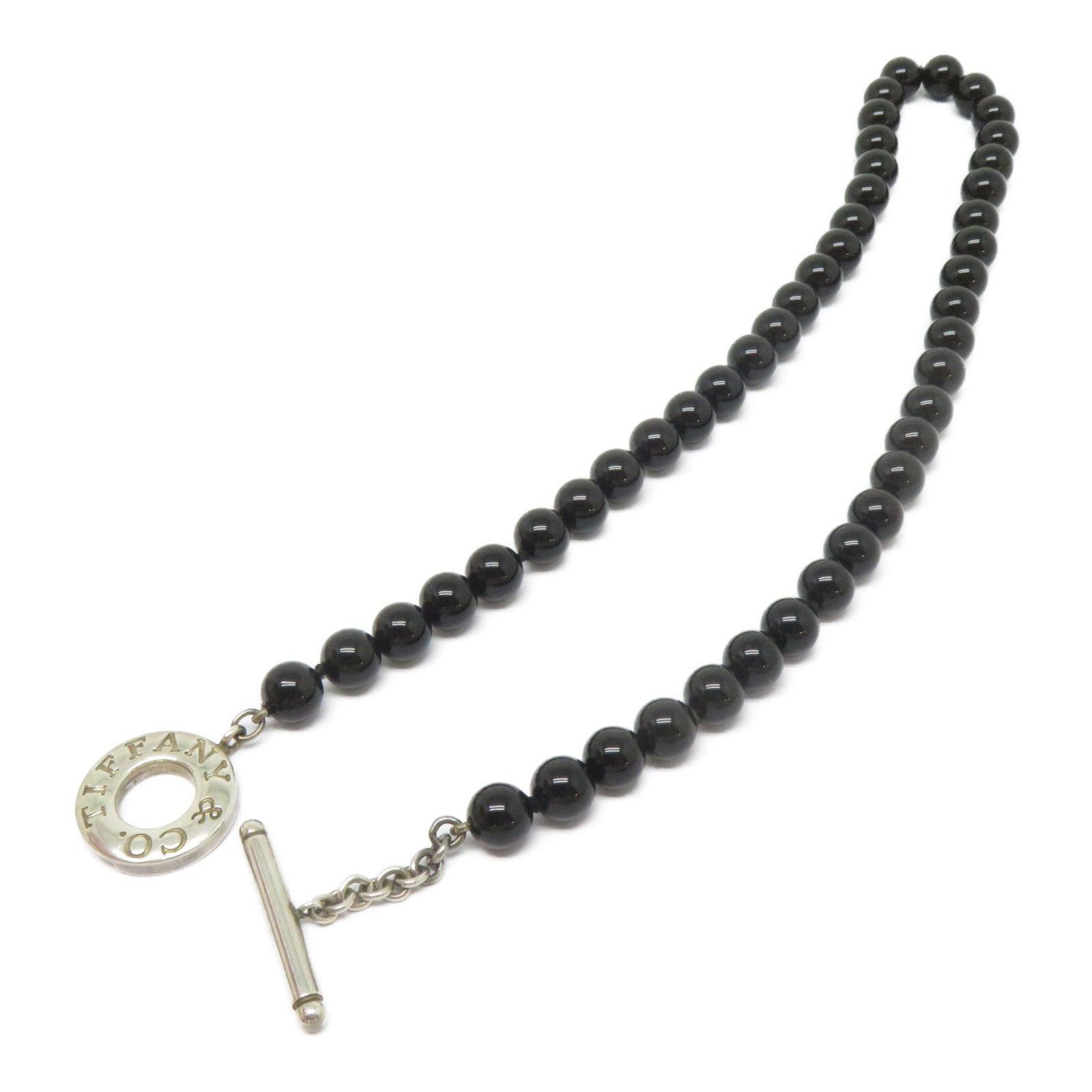 TIFFANY＆CO 925純銀Necklace項鍊黑色