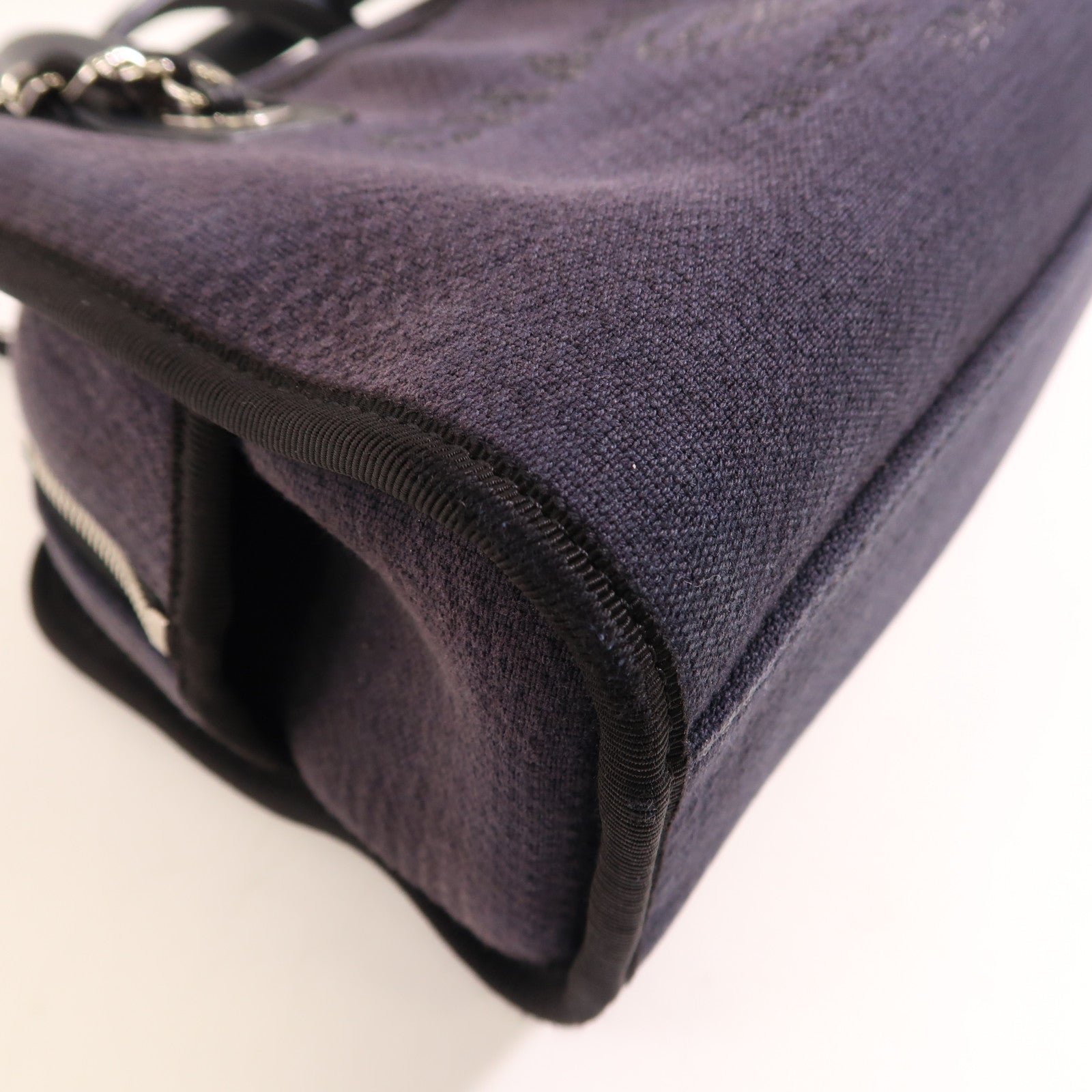 CHANEL 帆布Chain Shoulder手挽肩背兩用袋