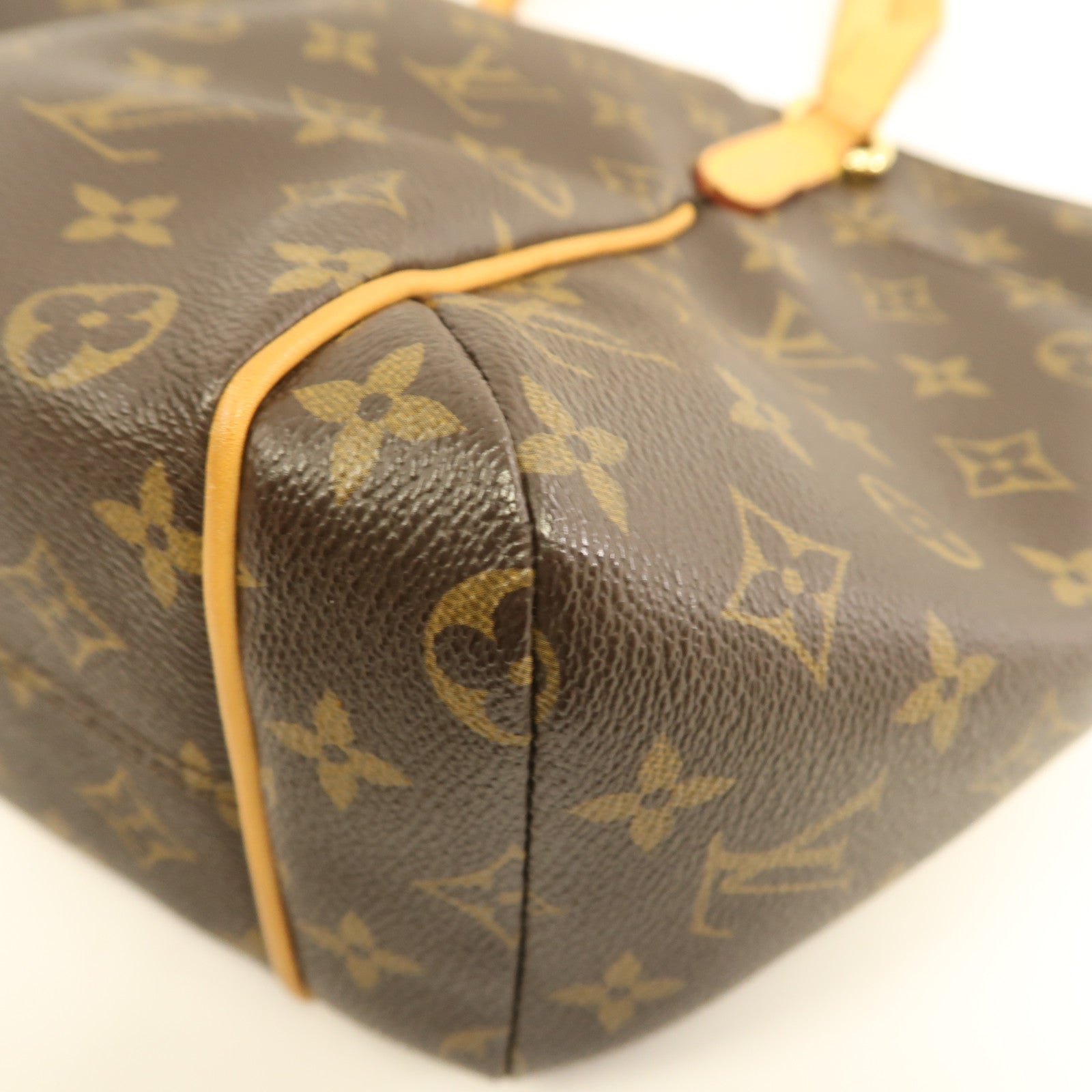 LOUIS VUITTON Monogram Totally MM金扣肩背袋棕色