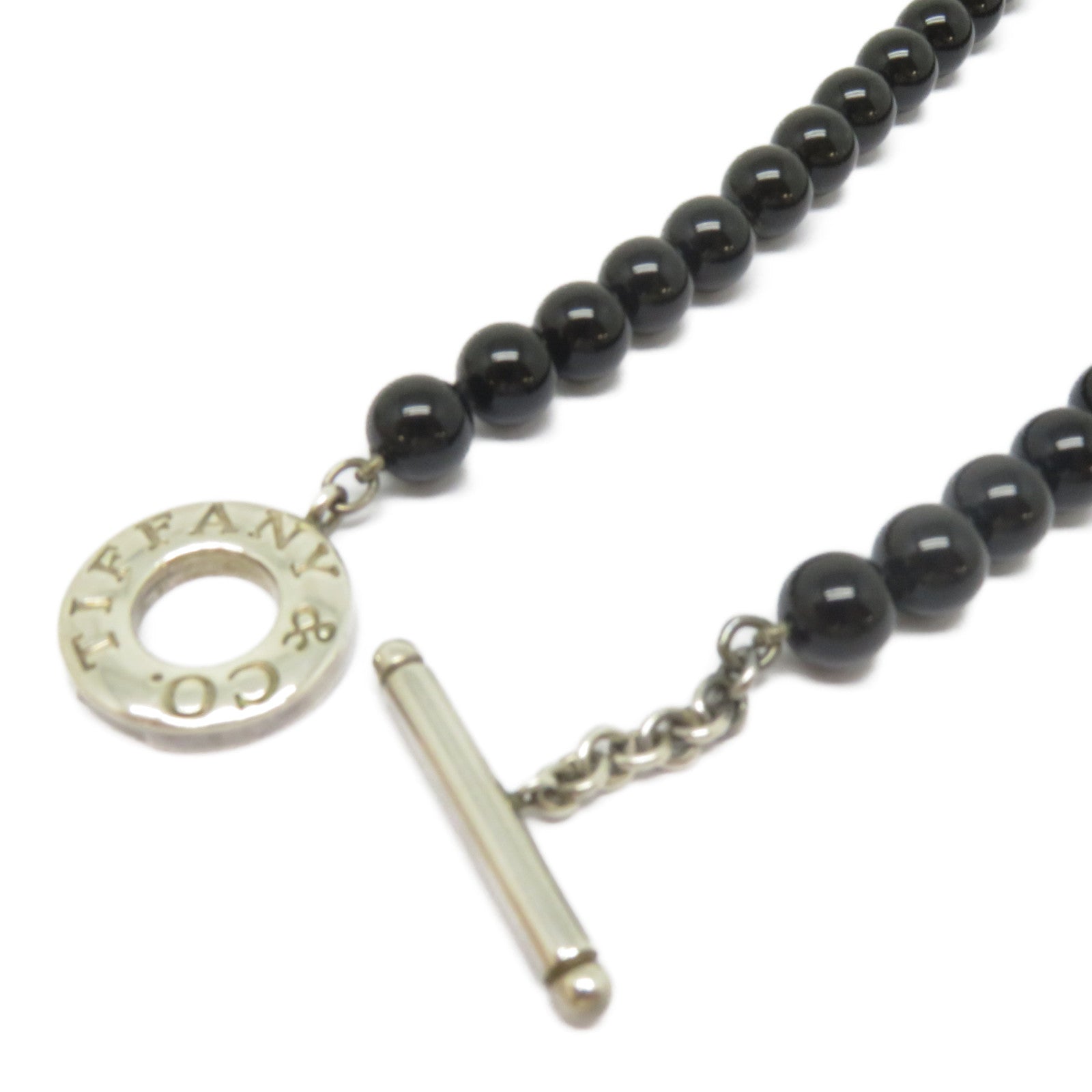 TIFFANY＆CO 925純銀Necklace項鍊黑色
