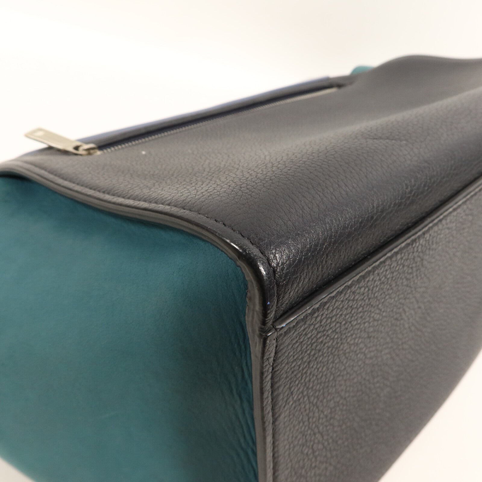 CELINE 牛皮皮革/漆皮皮革Small Trapeze手挽肩背兩用袋
