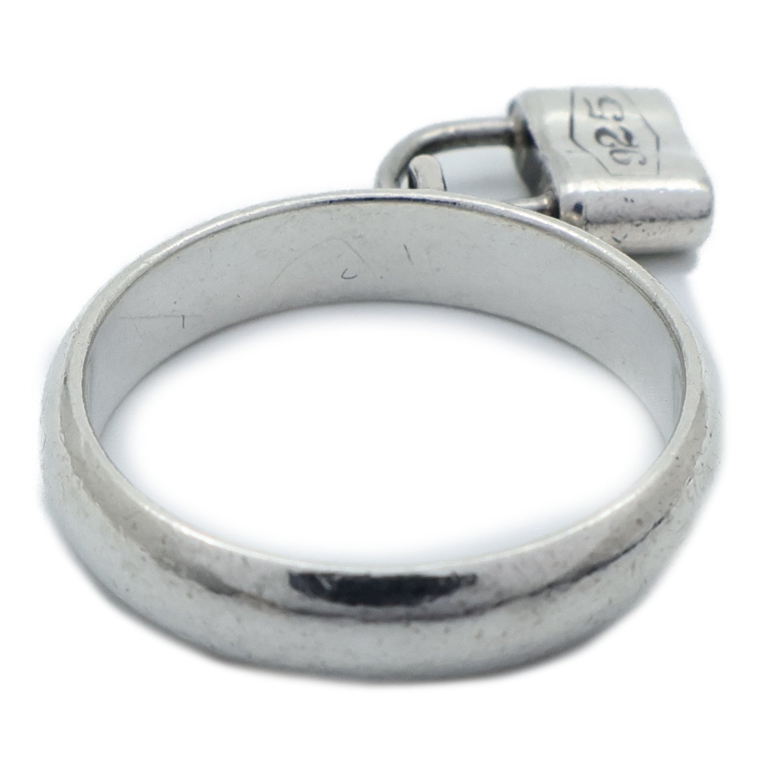 TIFFANY＆CO 【激減優惠】925/837純銀Lock Ring戒指US#5.75