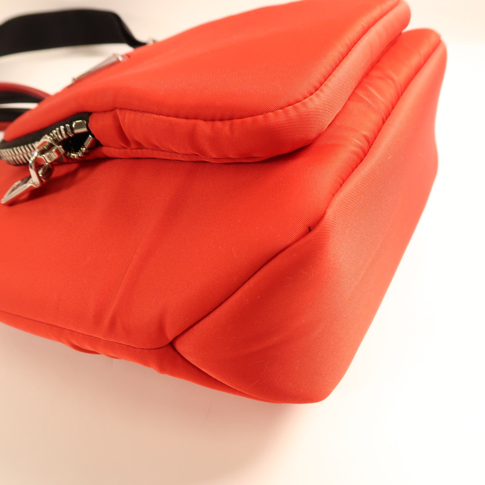 PRADA 尼龍Shoulder Bag銀扣手挽肩背兩用袋