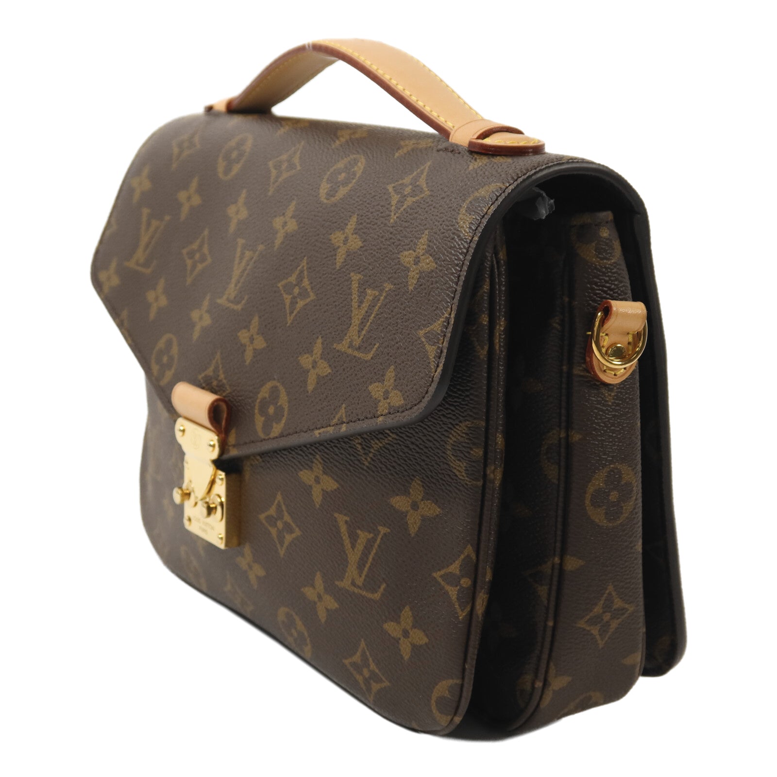 LOUIS VUITTON Monogram Pochette Metis MM金扣手挽肩背兩用袋