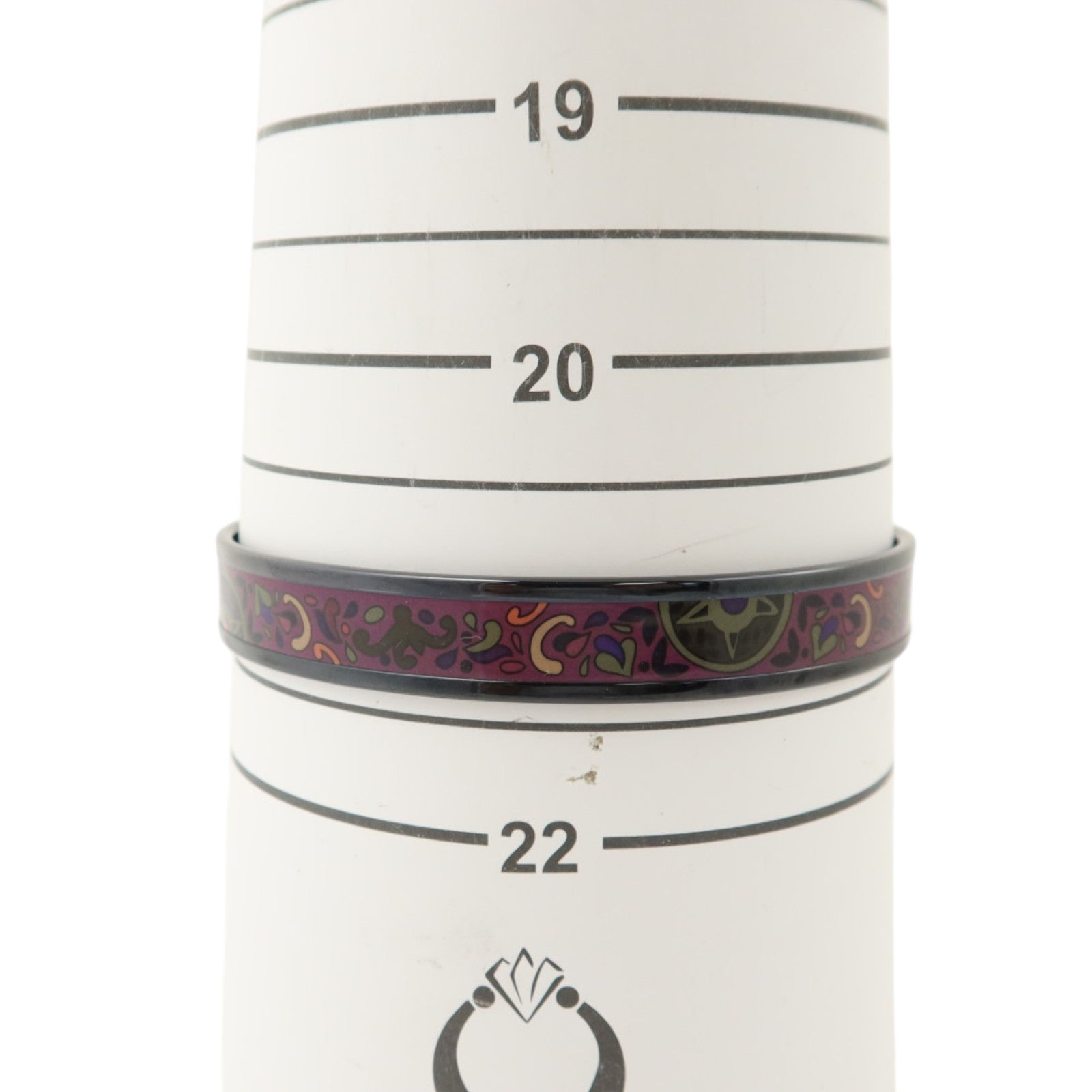 HERMES 金屬/琺瑯Enamel Narrow Bangle手鐲