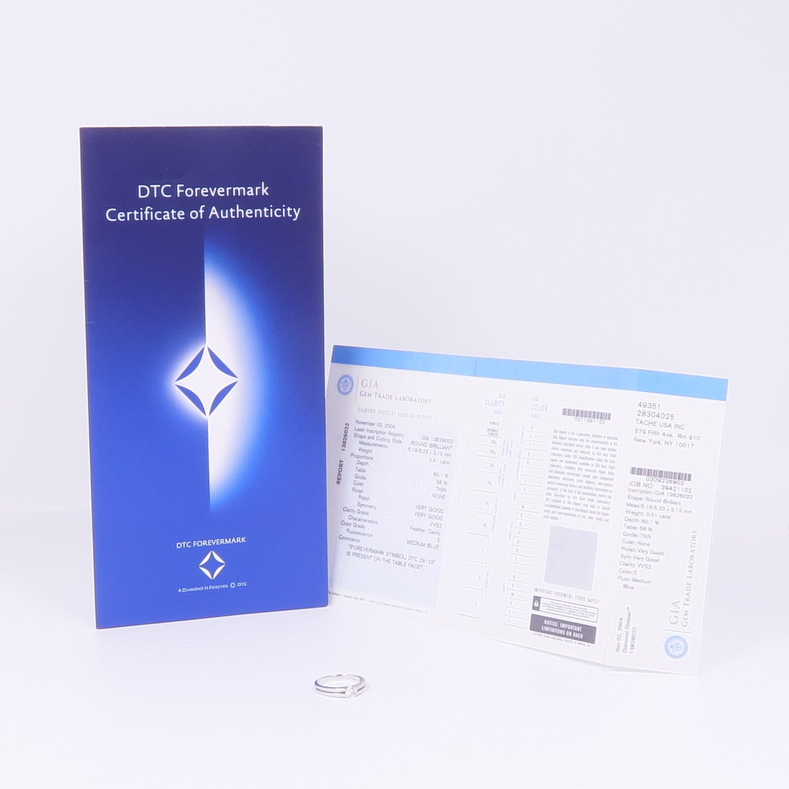 JEWELRY 18K白金Diamond Ring鑽石戒指US#7.75