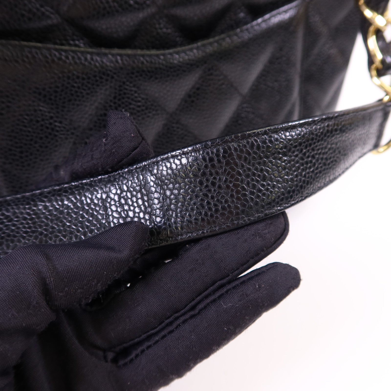 CHANEL 牛皮皮革PST Petit Shopping Tote金扣肩背袋