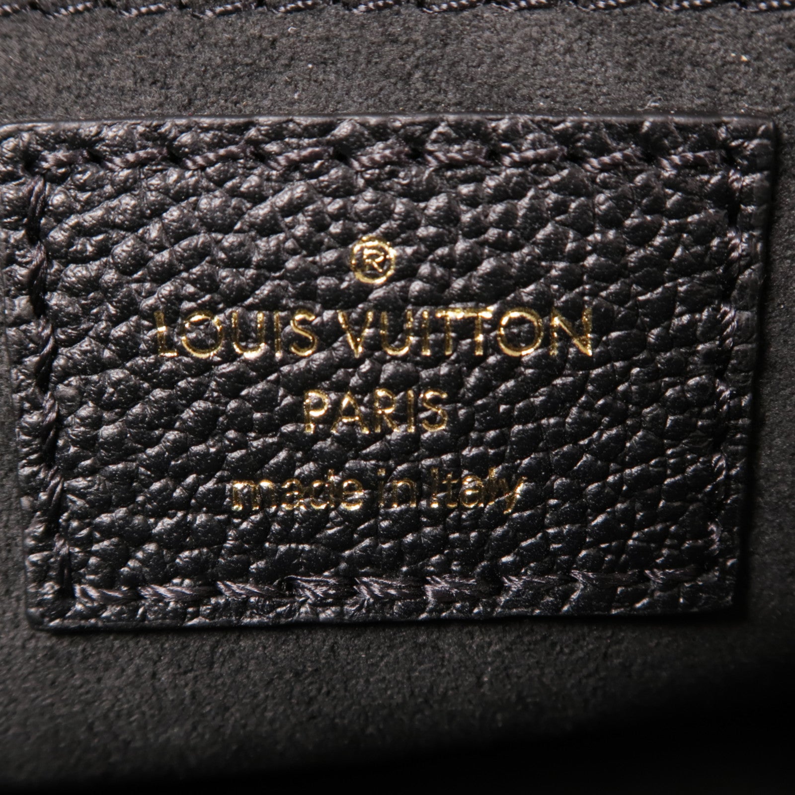 LOUIS VUITTON Monogram Empreinte Vavin BB金扣肩背袋