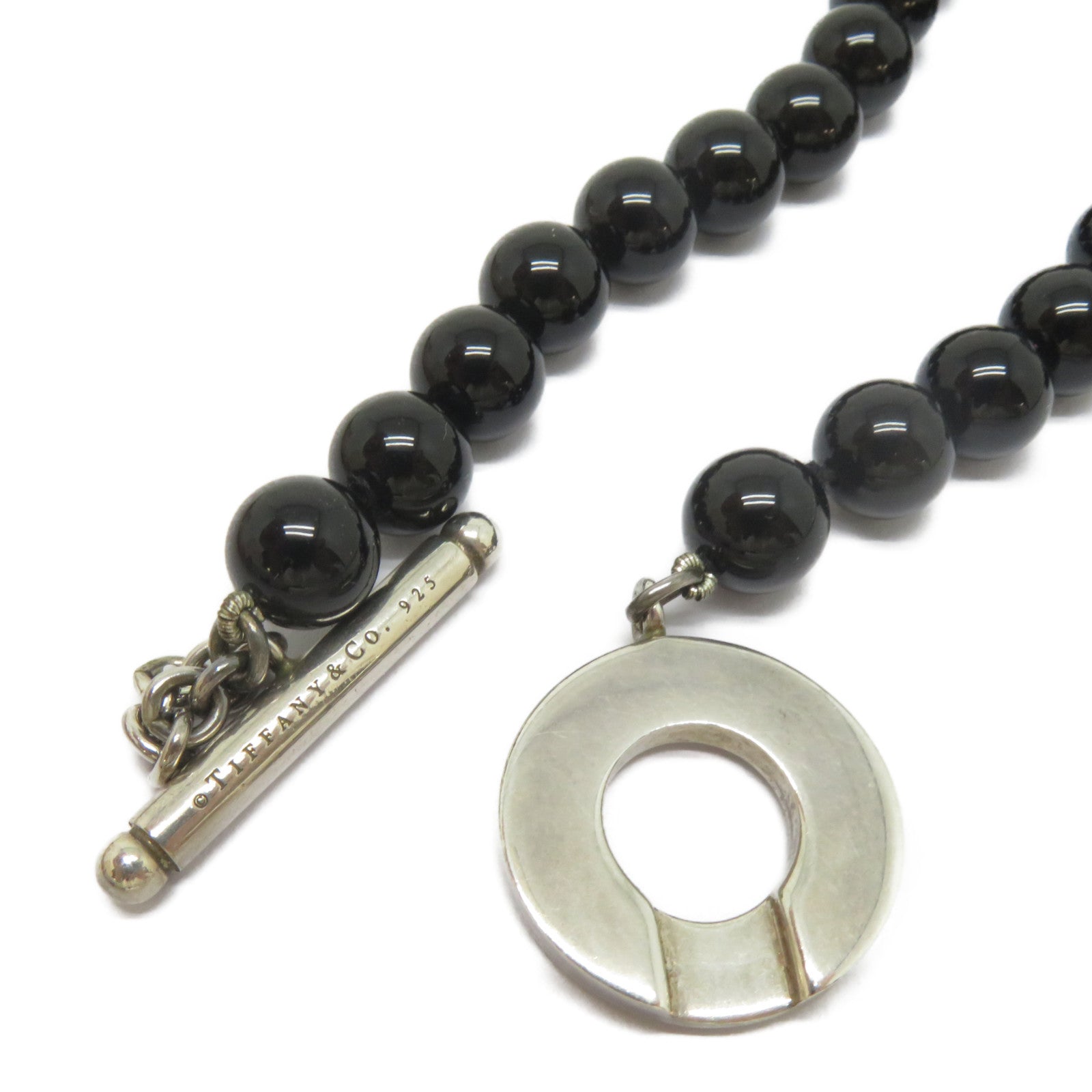 TIFFANY＆CO 925純銀Necklace項鍊黑色