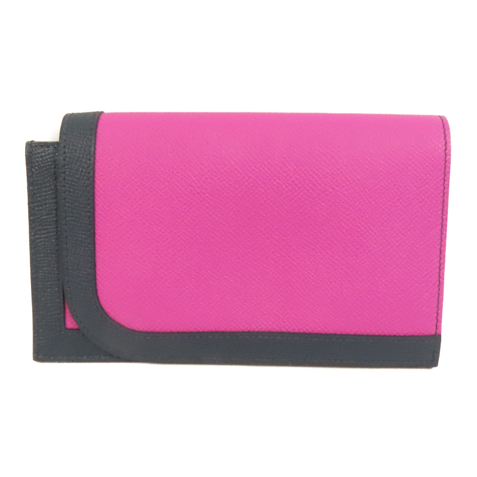 HERMES Epsom皮革Camail Long Wallet銀扣長錢包Magnolia