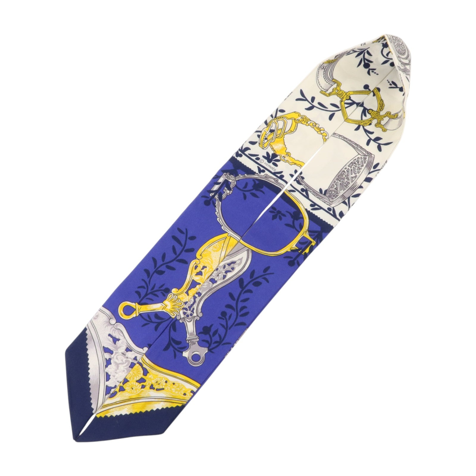 HERMES 絲質Twilly絲巾