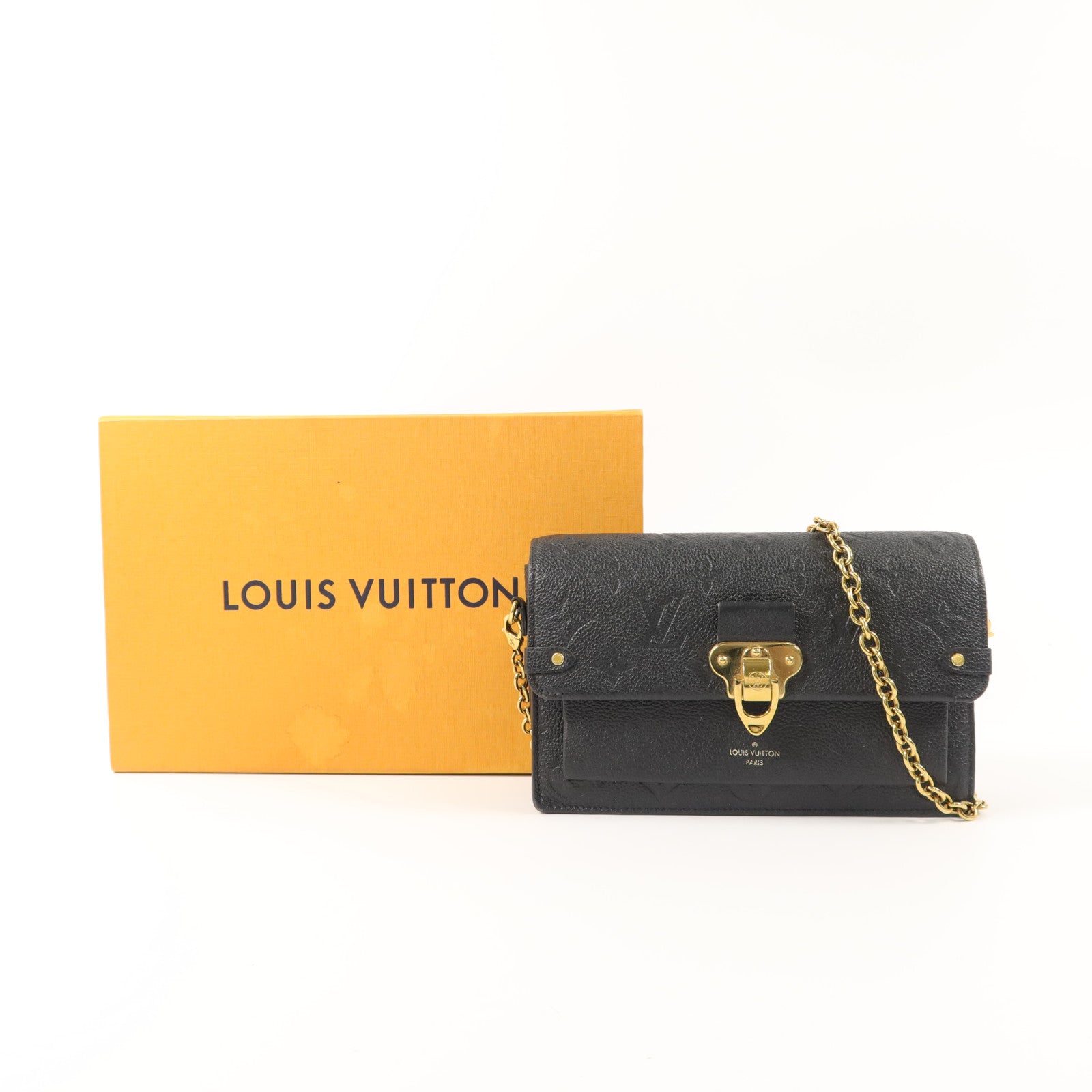 LOUIS VUITTON Monogram Empreinte Vavin鏈帶肩背袋