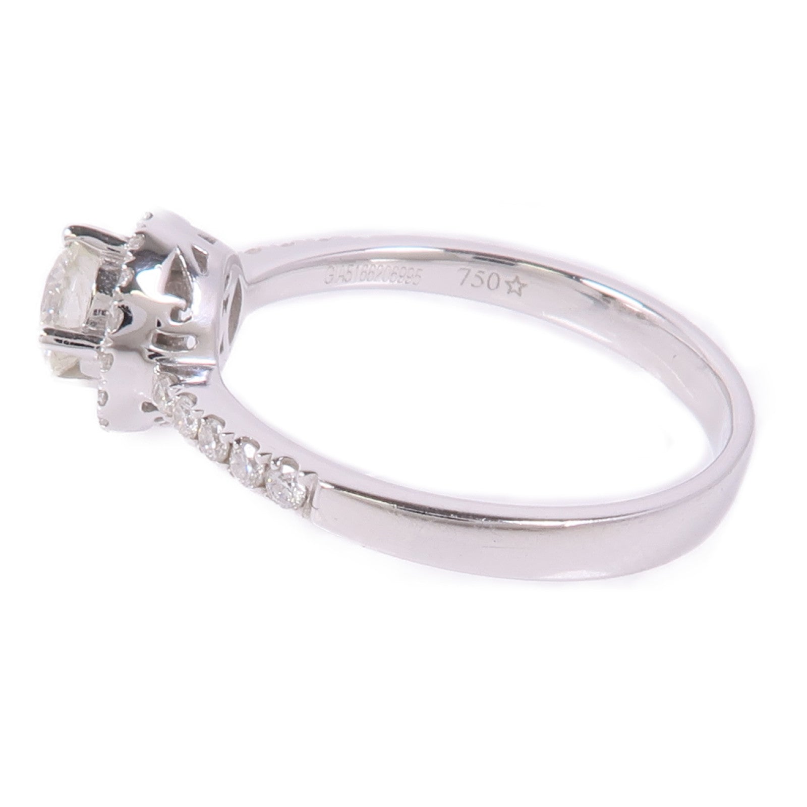 JEWELRY 【激減優惠】18K白金Diamond Ring鑽石戒指US#6.5