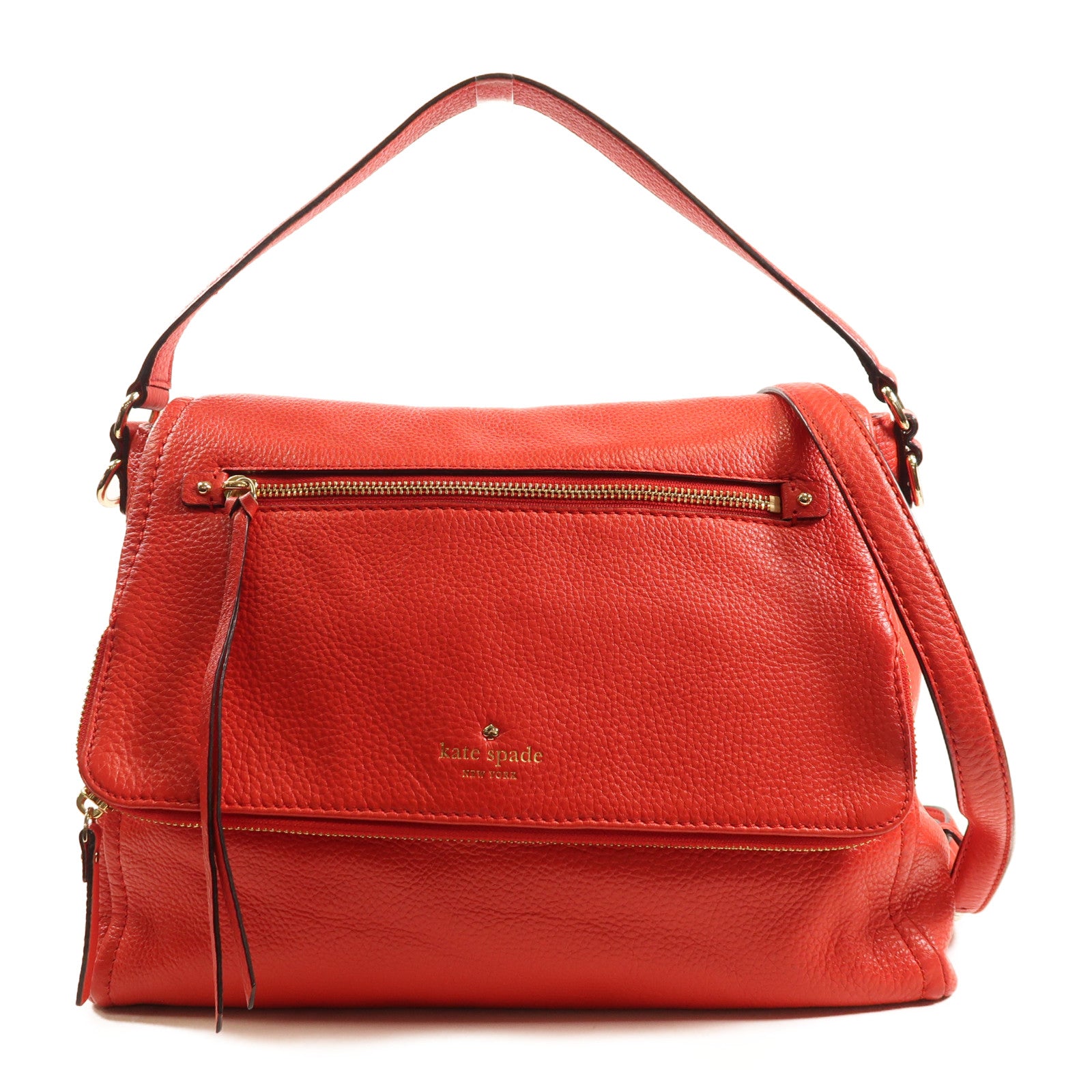 Kate Spade 【激減優惠】牛皮皮革Shoulder Bag金扣手挽肩背兩用袋