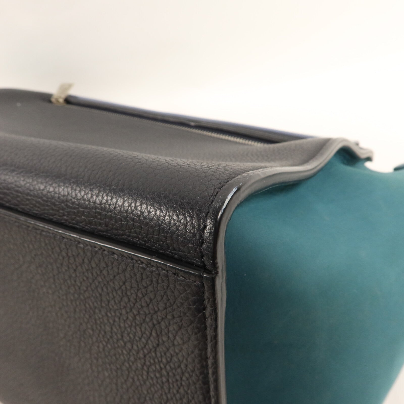 CELINE 牛皮皮革/漆皮皮革Small Trapeze手挽肩背兩用袋