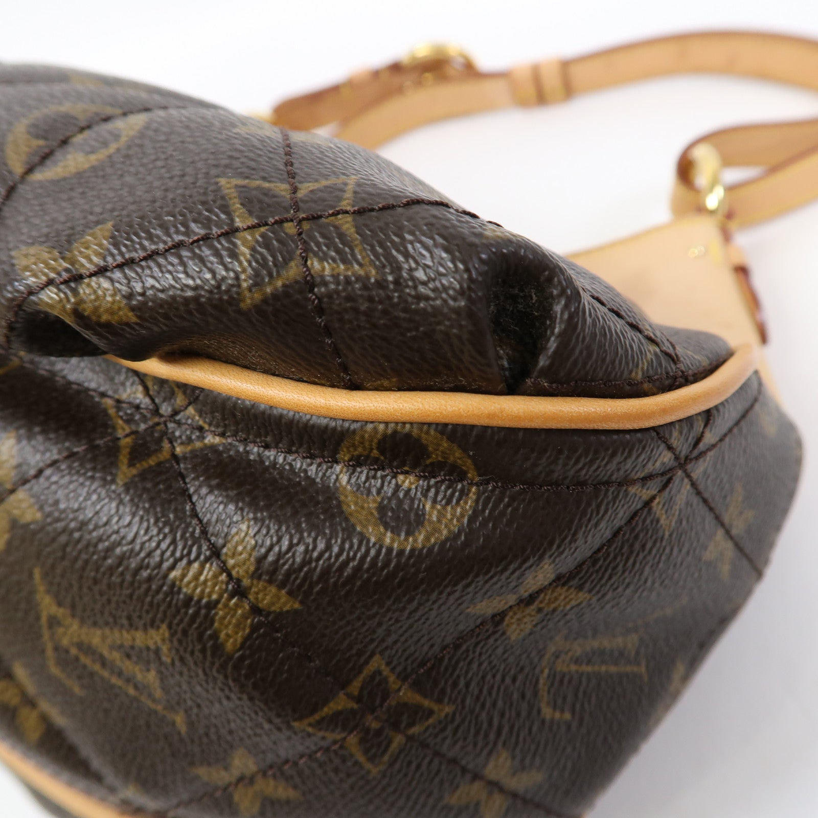 LOUIS VUITTON 【激減優惠】Monogram City Bag PM金扣肩背袋啡色