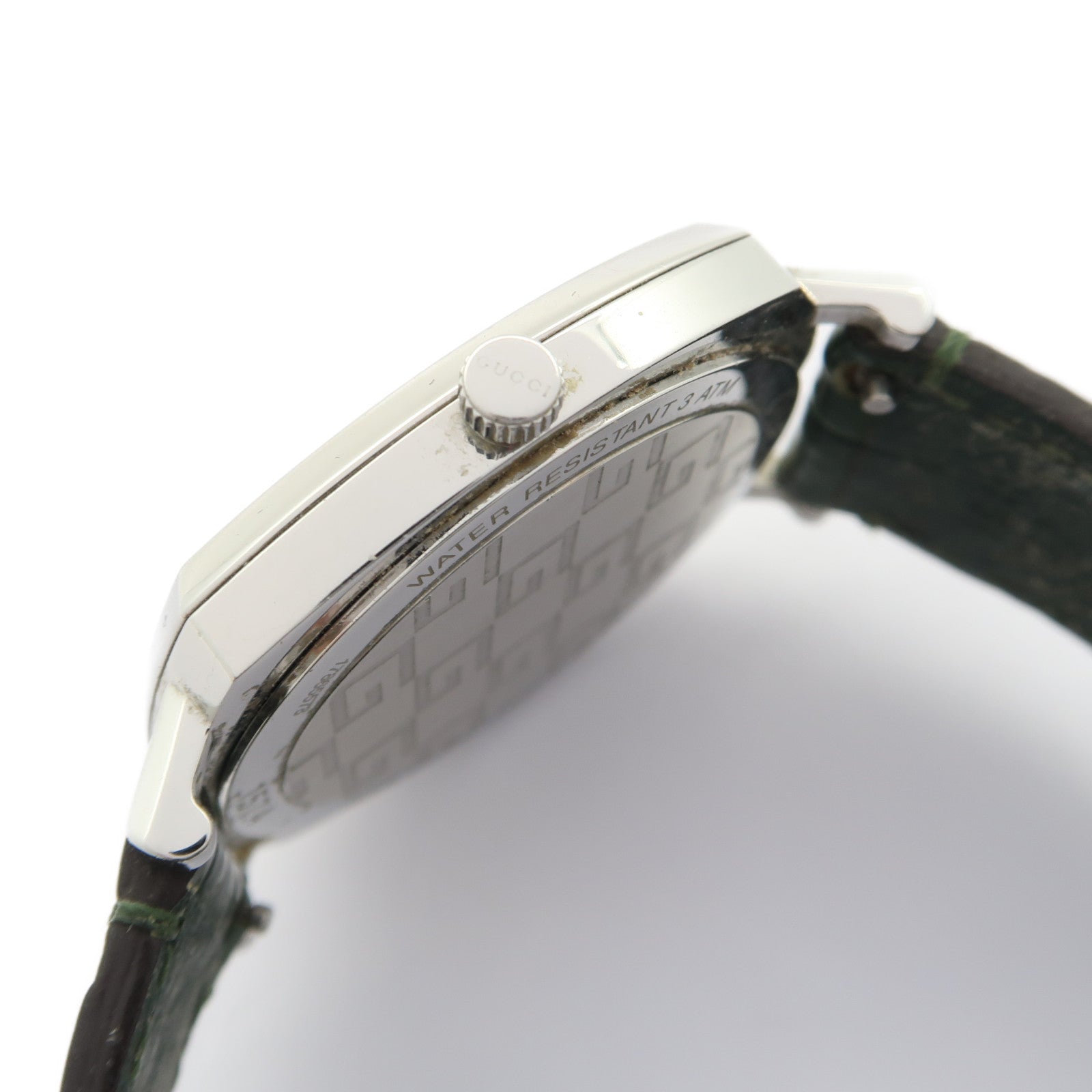 GUCCI Watch不鏽鋼手錶石英機芯銀色