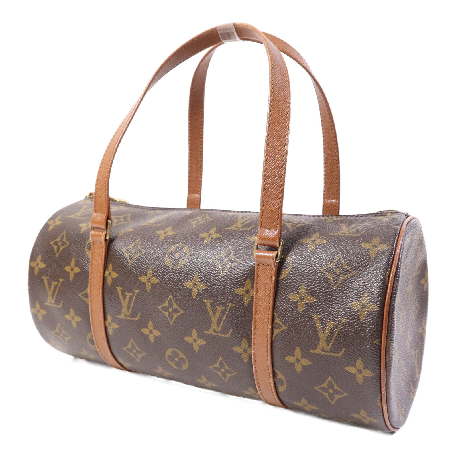 LOUIS VUITTON Monogram Papillon 30金扣手挽袋