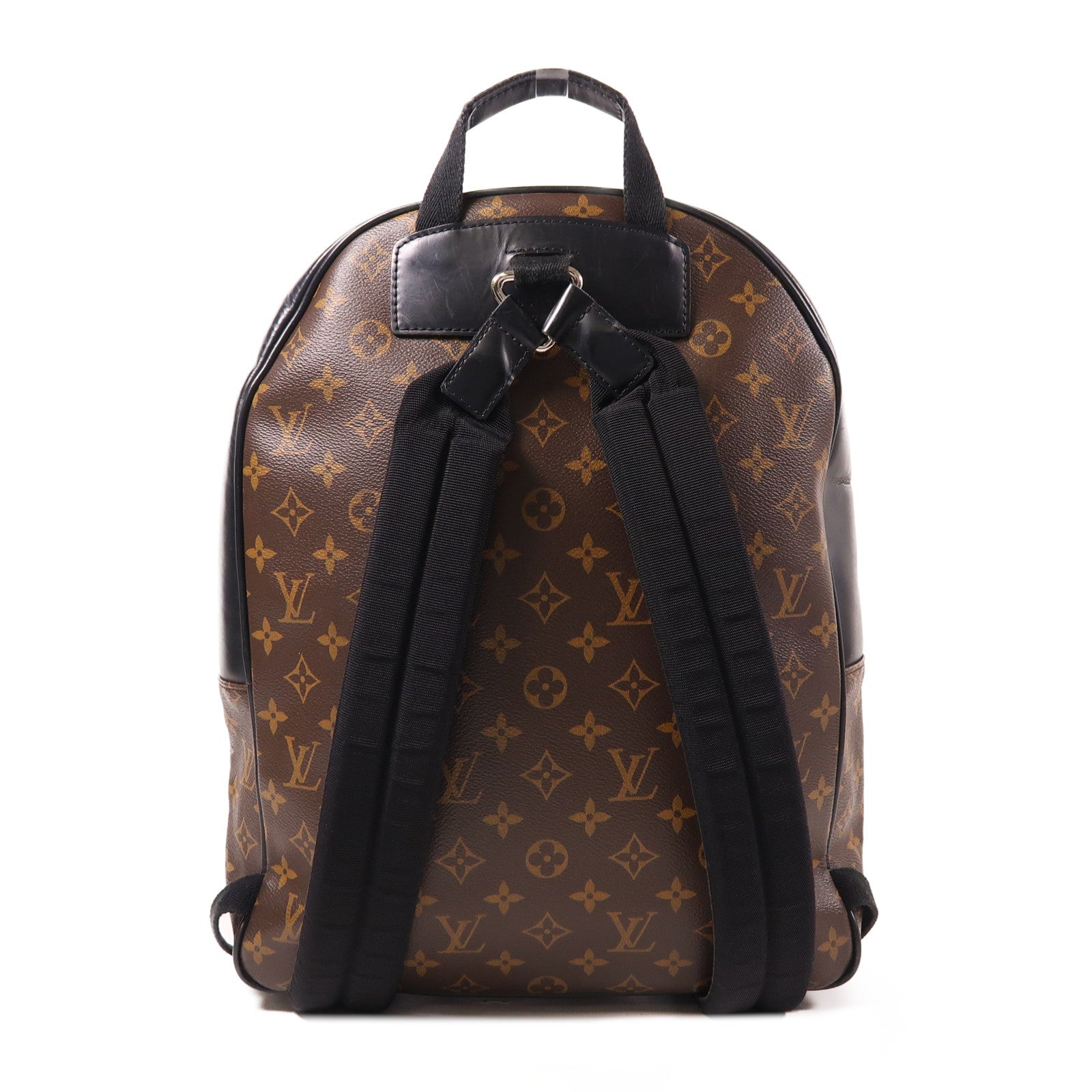 LOUIS VUITTON 【激減優惠】Monogram Macassar Josh Backpack銀扣背包