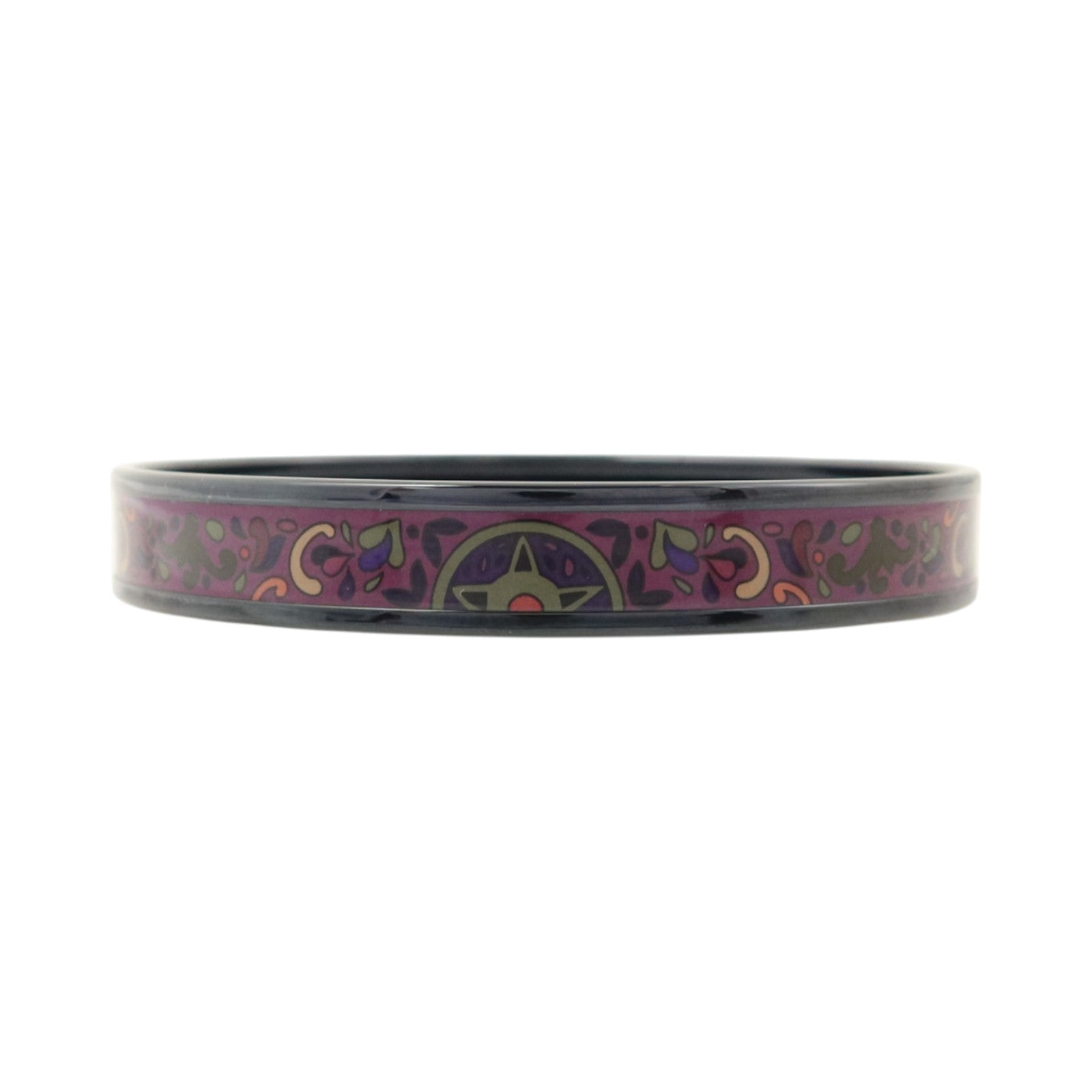 HERMES 金屬/琺瑯Enamel Narrow Bangle手鐲