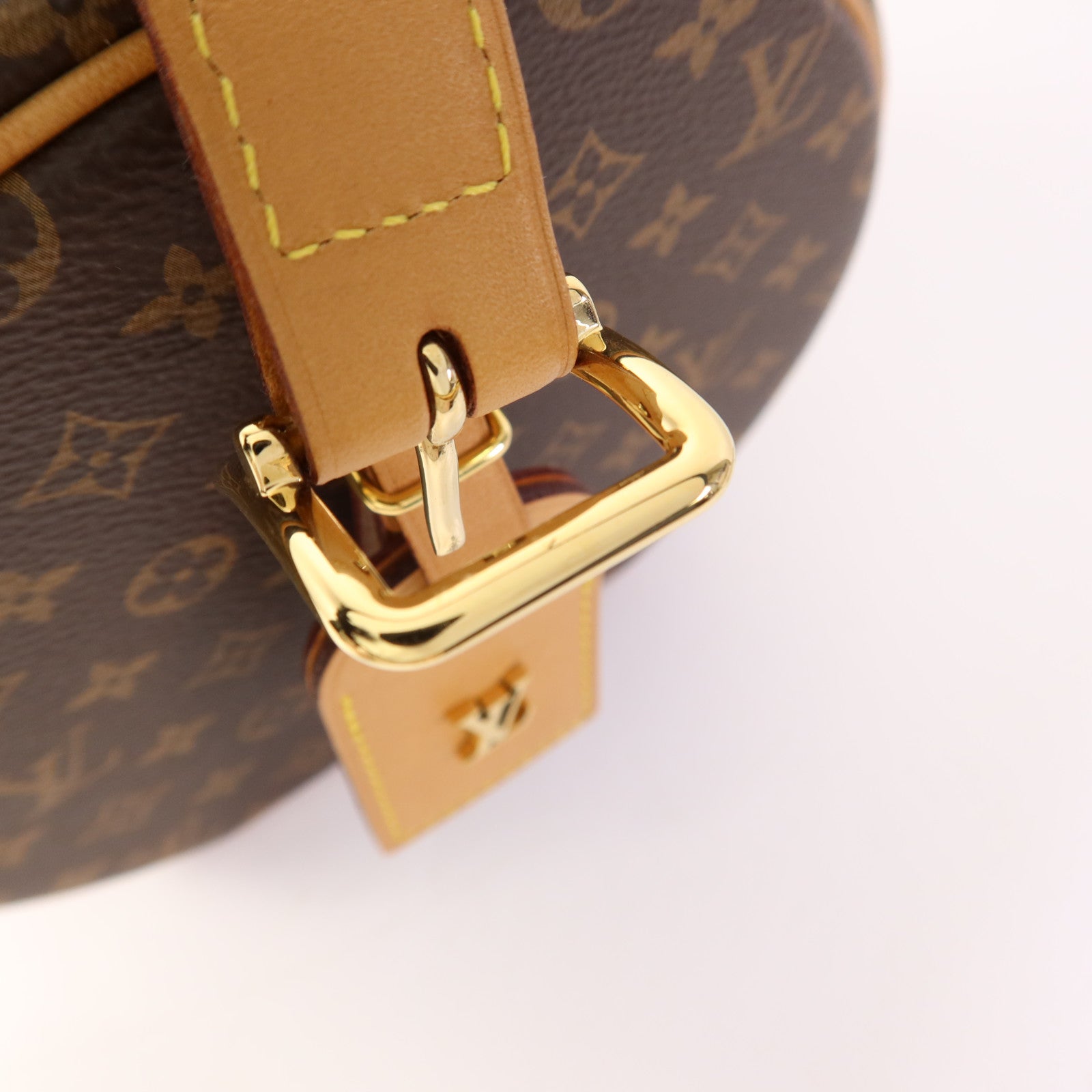 LOUIS VUITTON Monogram Petite Boite Chapeau金扣手挽肩背兩用袋