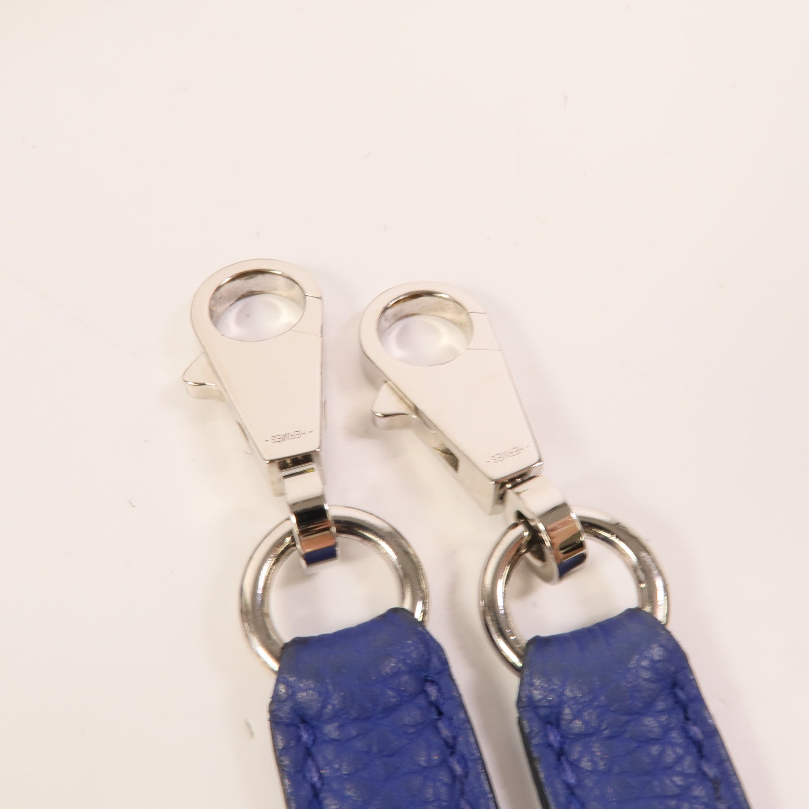HERMES Togo皮革Kelly 32手挽肩背兩用袋Blue Electrique