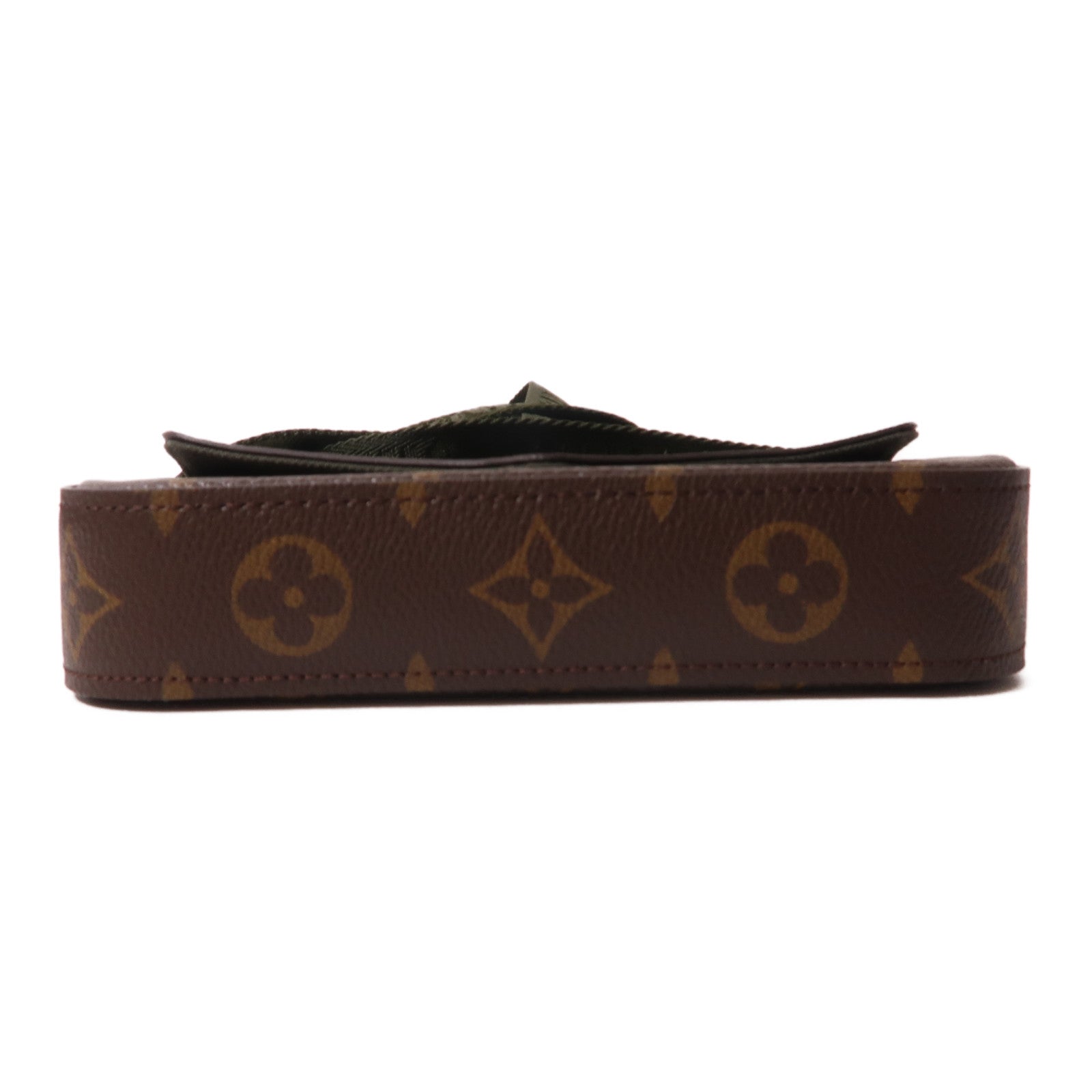 LOUIS VUITTON Monogram Felicie Strap & Go金扣肩背袋啡色