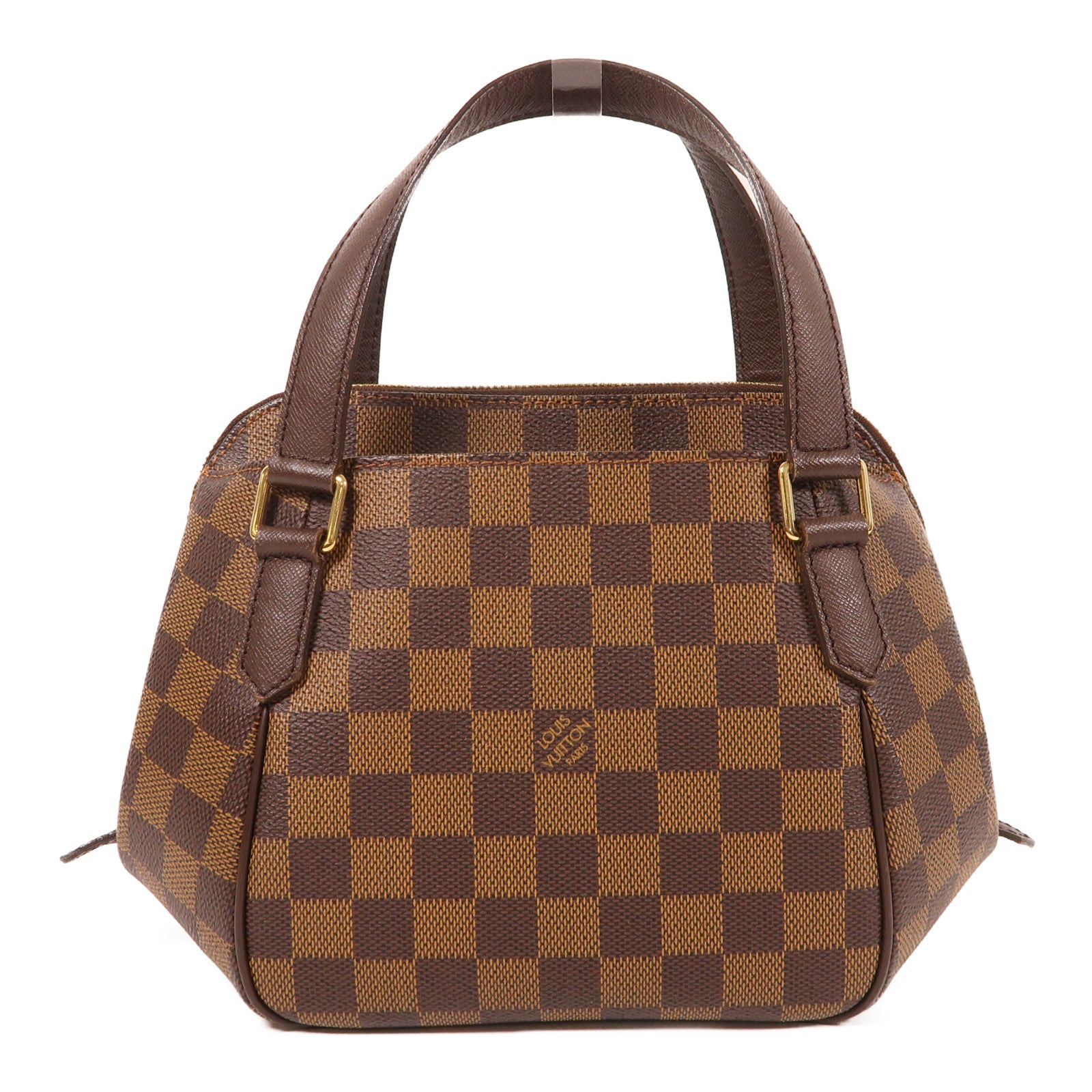 LOUIS VUITTON Damier Ebene Belem PM金扣手挽袋啡色