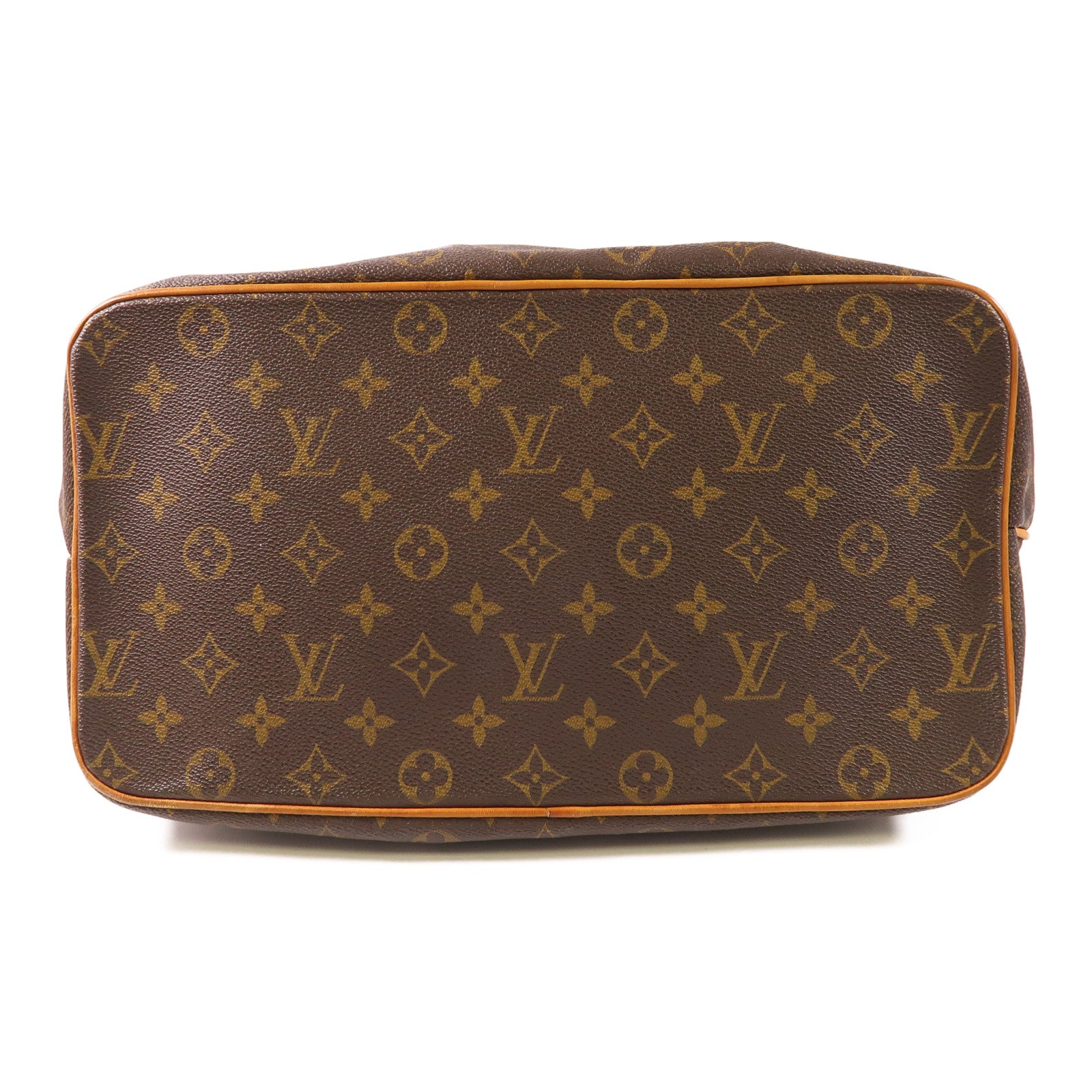 LOUIS VUITTON Monogram Palermo GM金扣手挽肩背兩用袋棕色