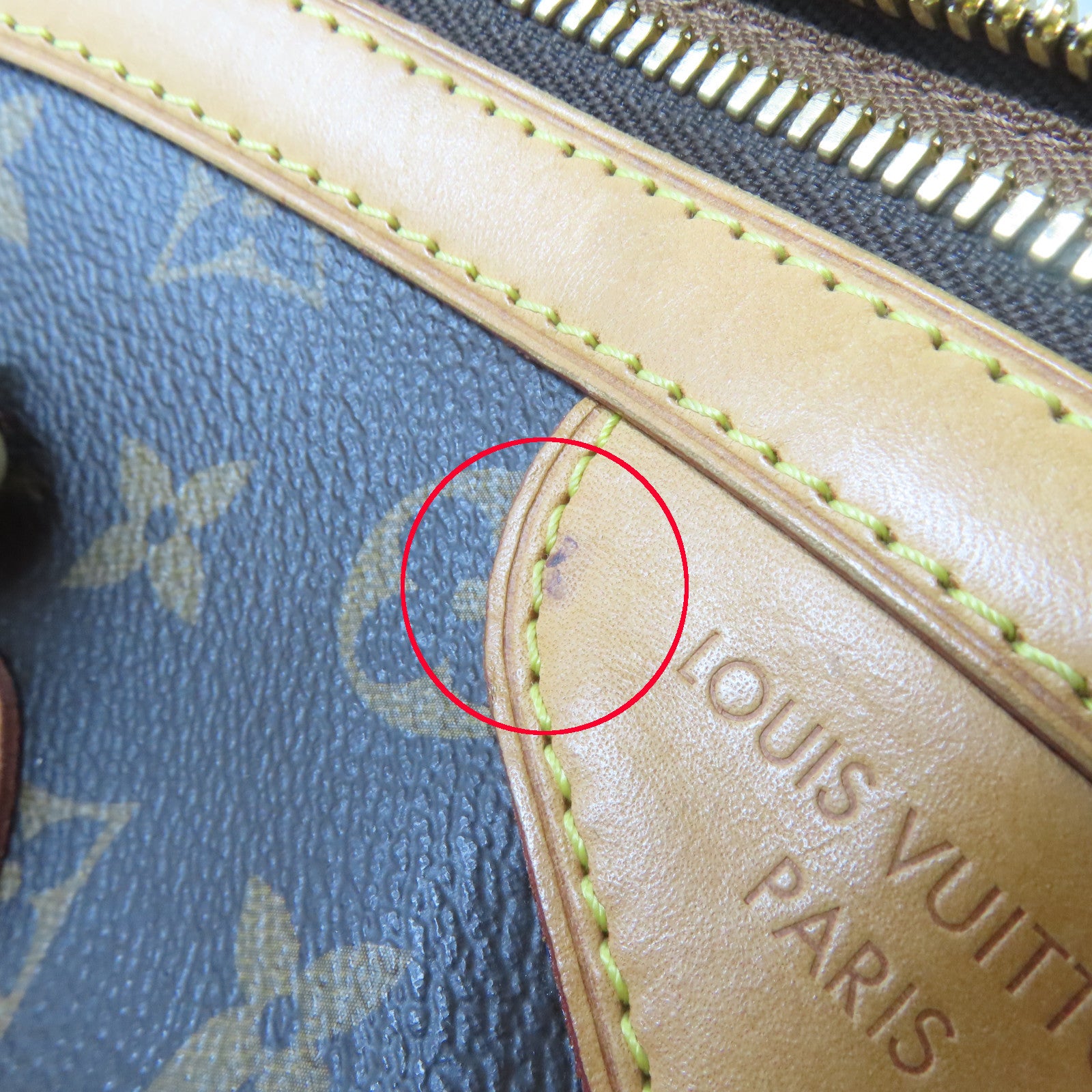 LOUIS VUITTON Monogram Tivoli GM金扣手挽袋啡色