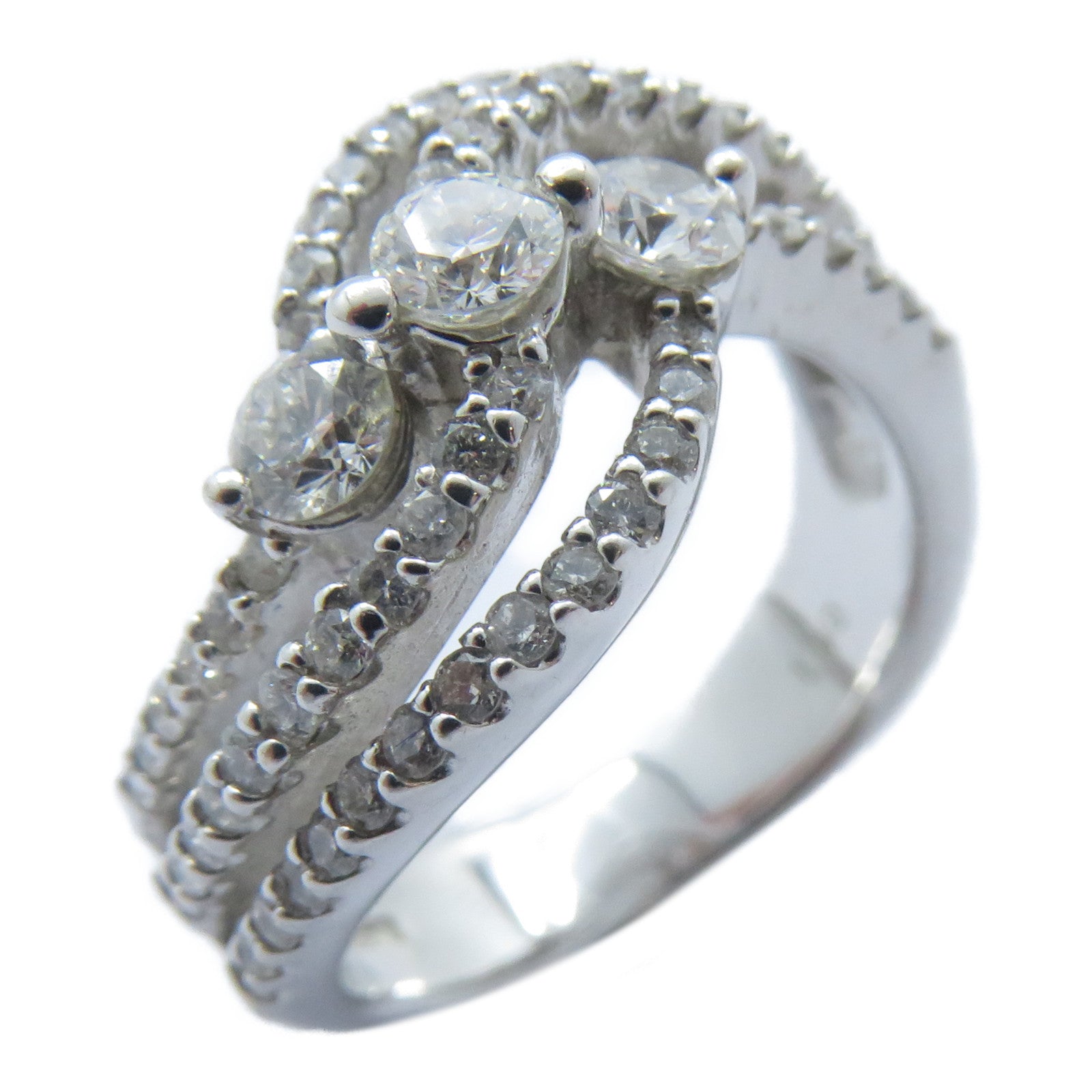 JEWELRY 【激減優惠】18K白金Diamond Ring 1.00ct鑽石戒指US#6.75