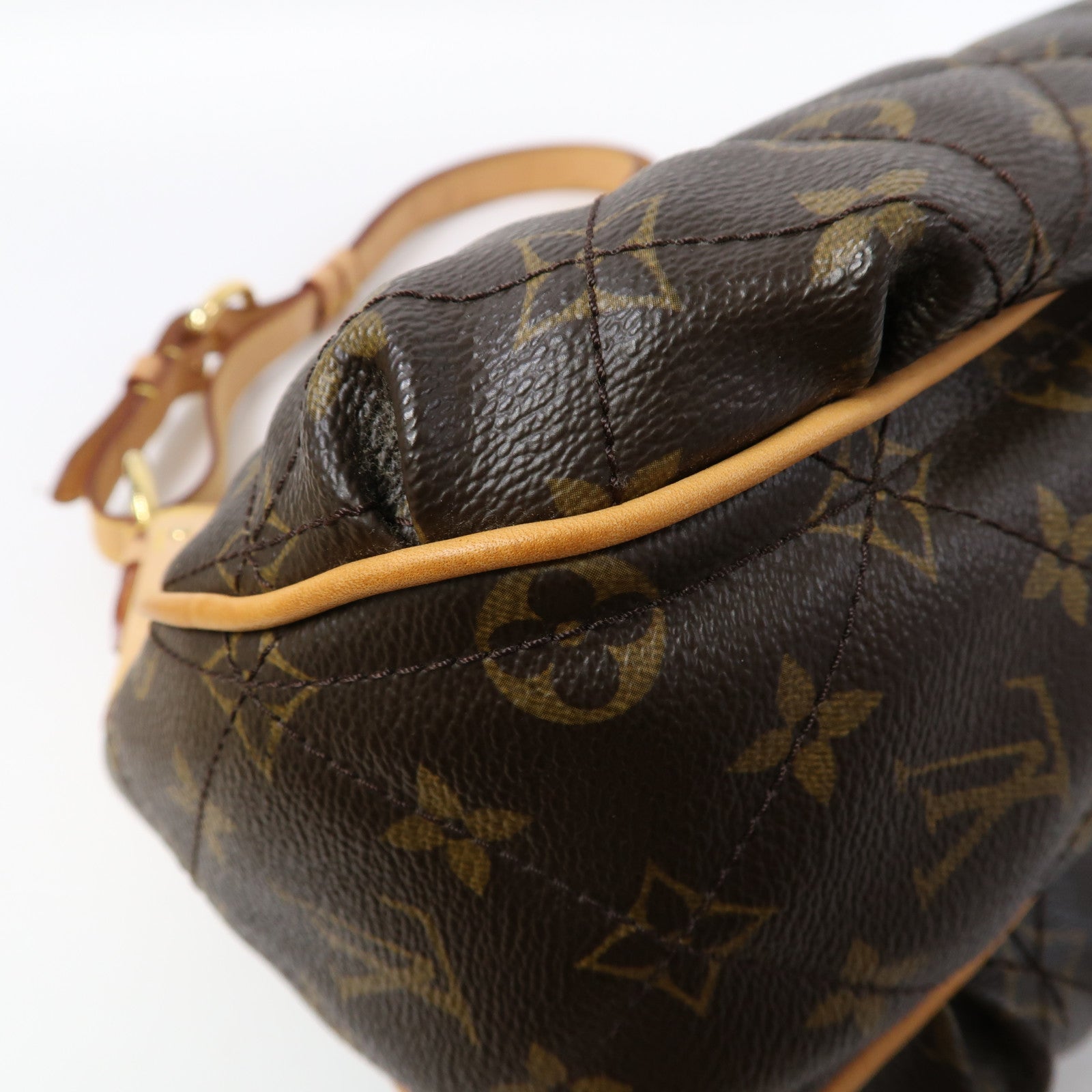 LOUIS VUITTON 【激減優惠】Monogram City Bag PM金扣肩背袋啡色