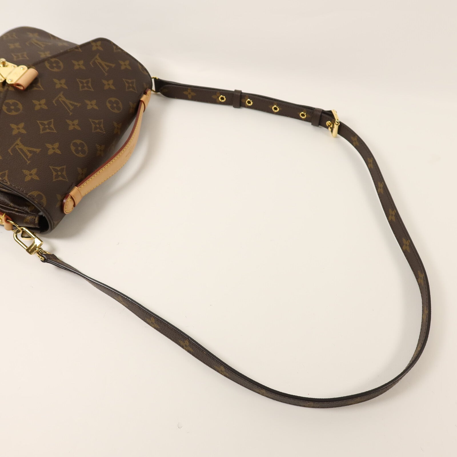 LOUIS VUITTON Monogram Pochette Metis MM金扣手挽肩背兩用袋
