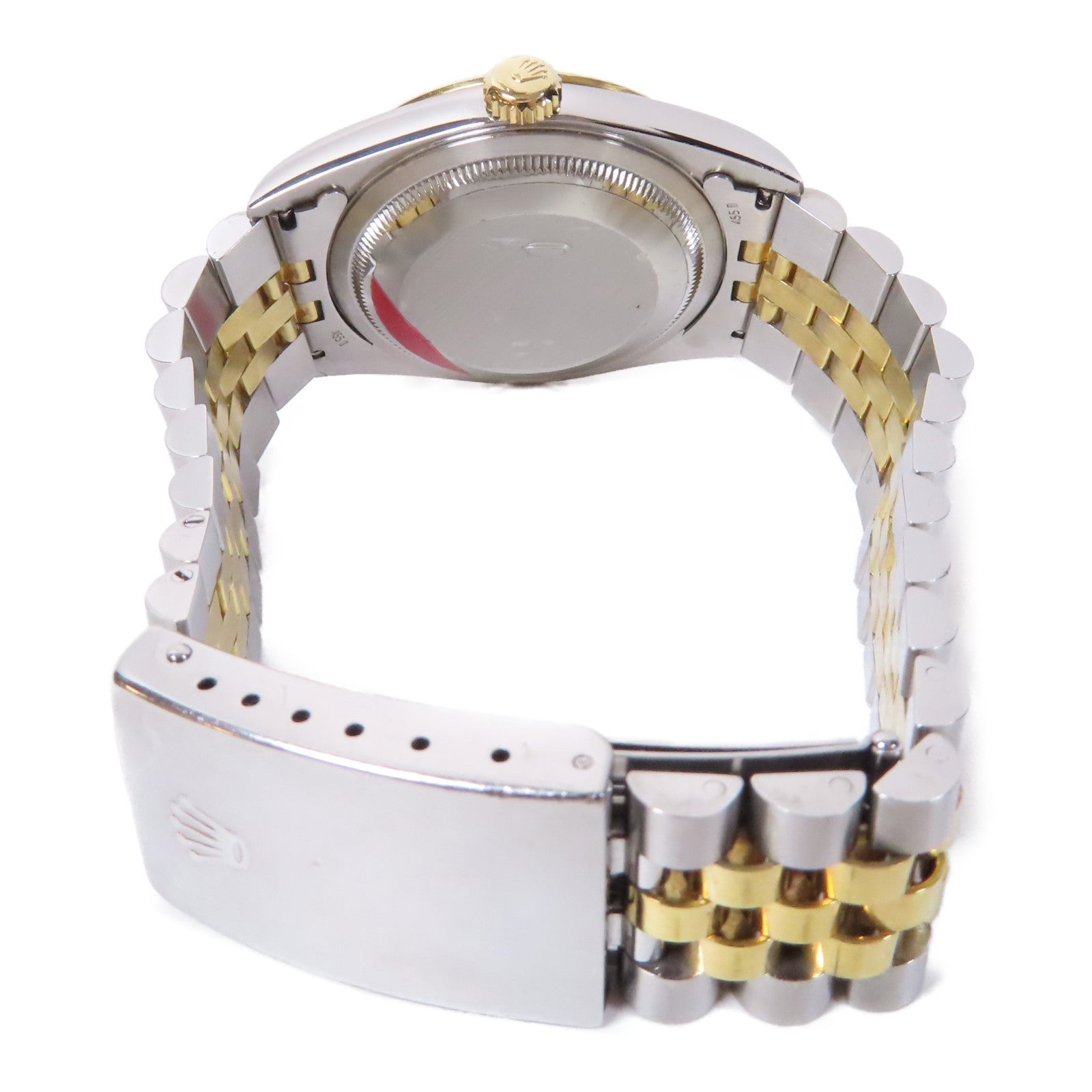 ROLEX Datejust 18K黃金/不鏽鋼手錶自動機芯金色